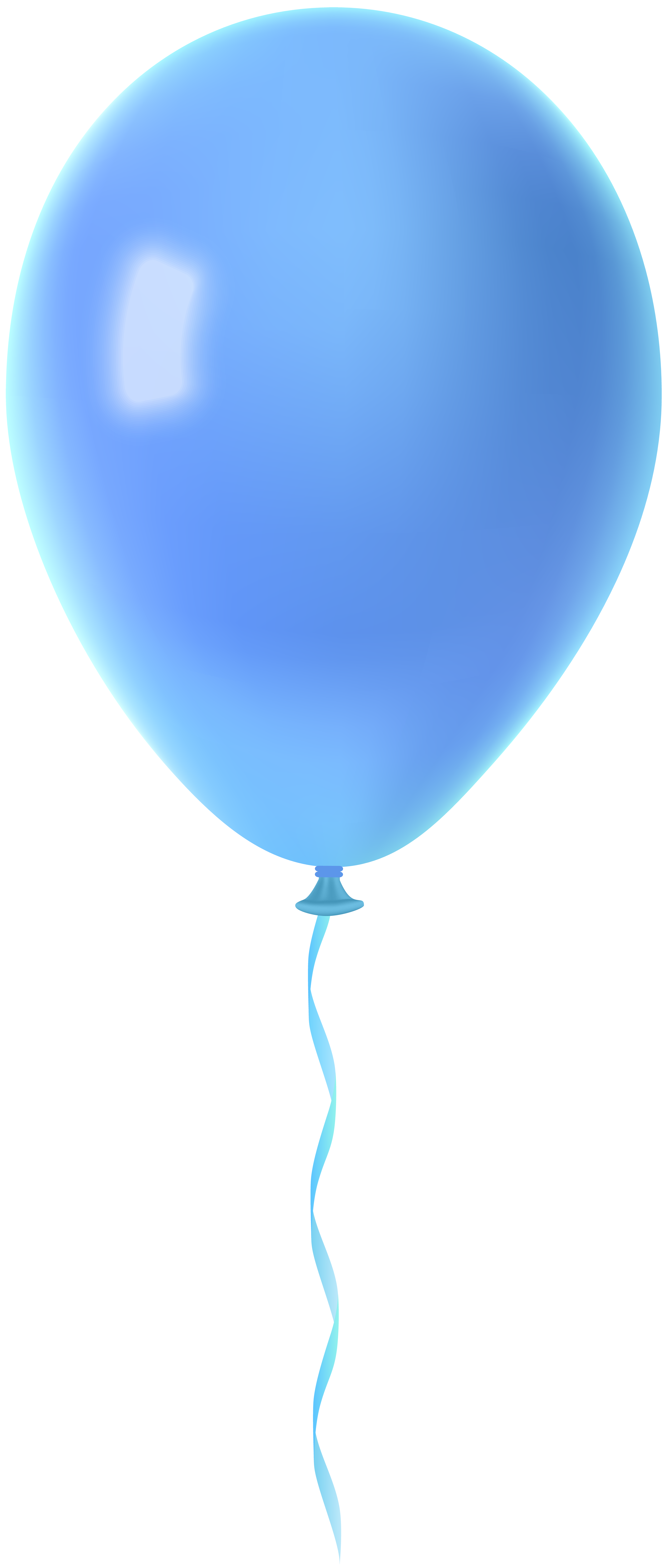 blue balloons clipart