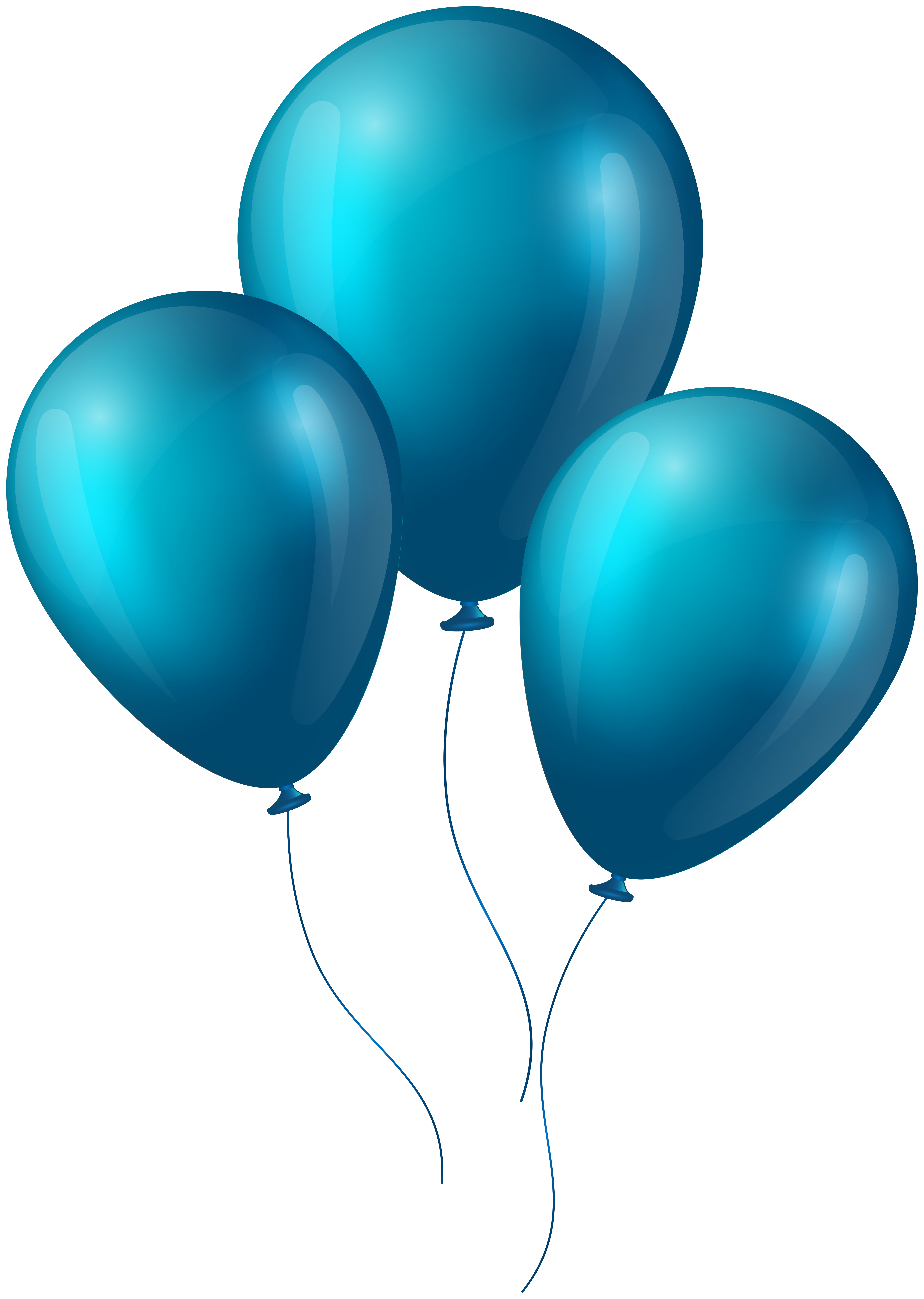 blue balloons