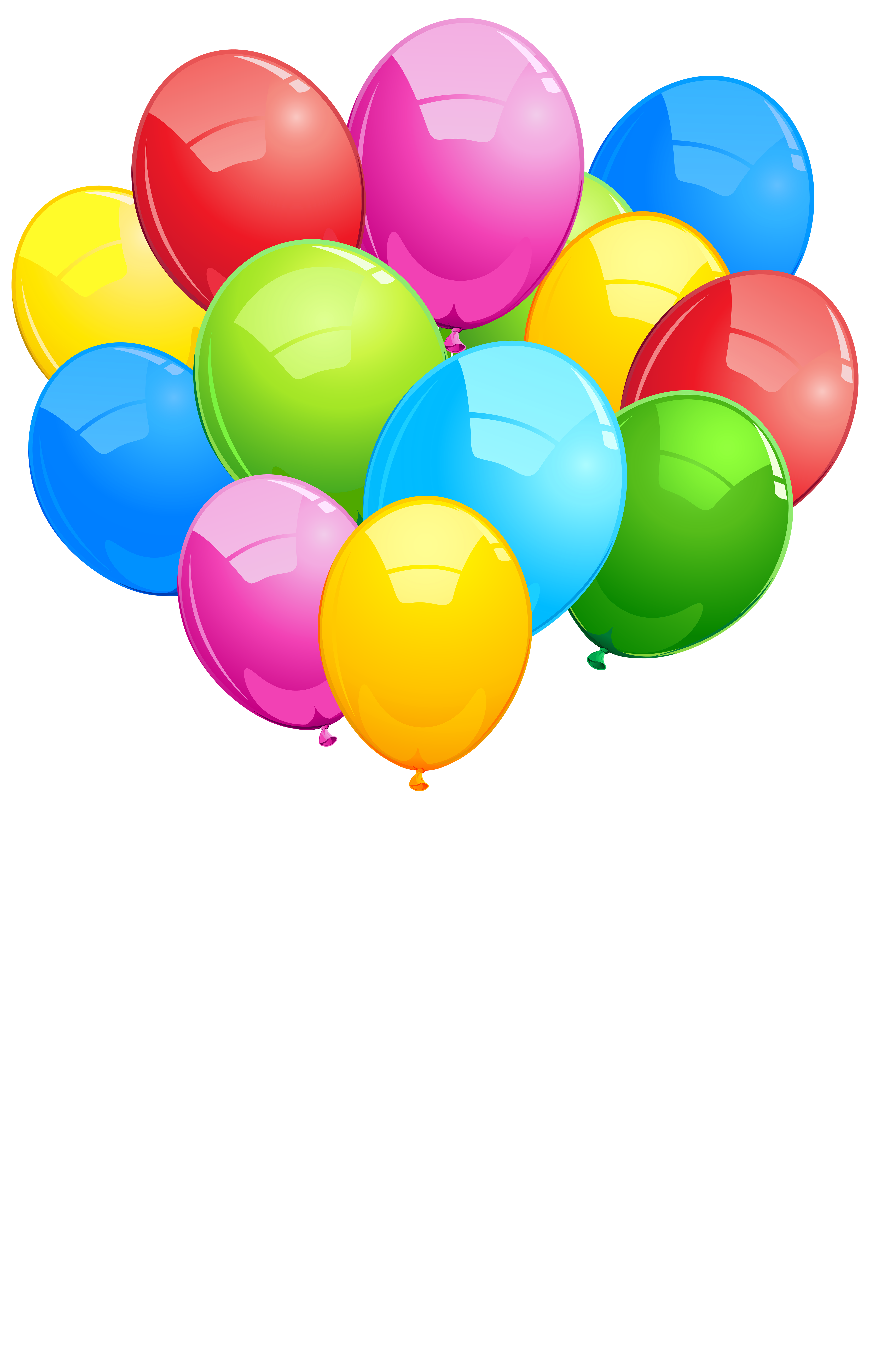 Bunch Balloons PNG Transparent Clip Art Image | Gallery Yopriceville
