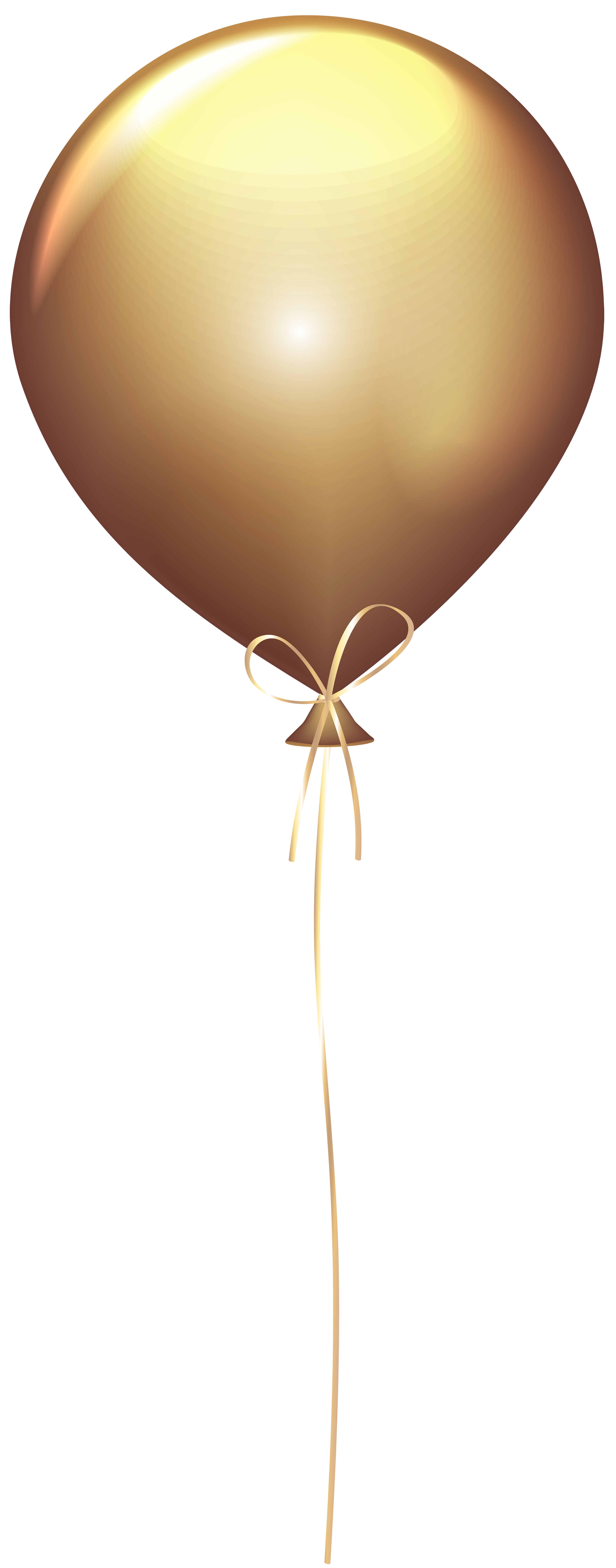 Gold Balloon Transparent Clip Art Image | Gallery Yopriceville - High