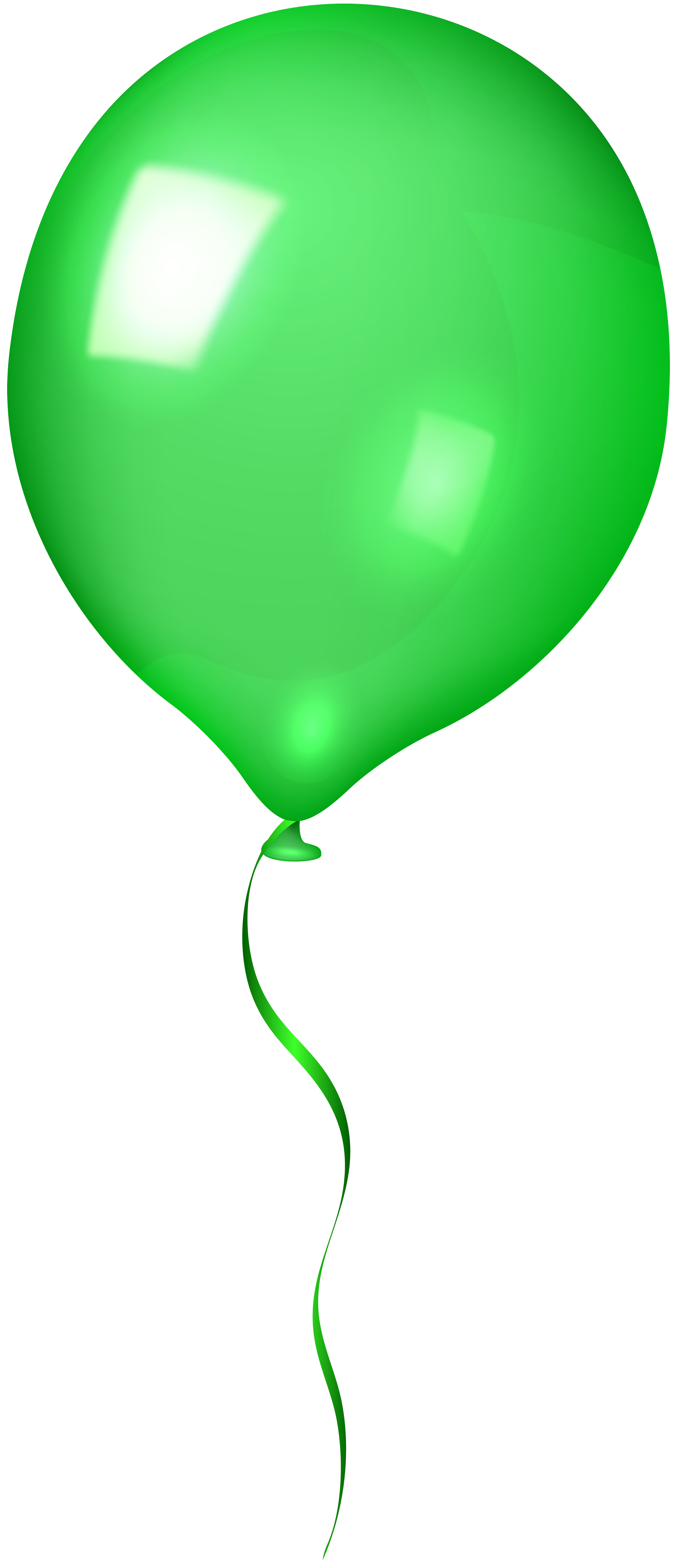 green balloon clip art