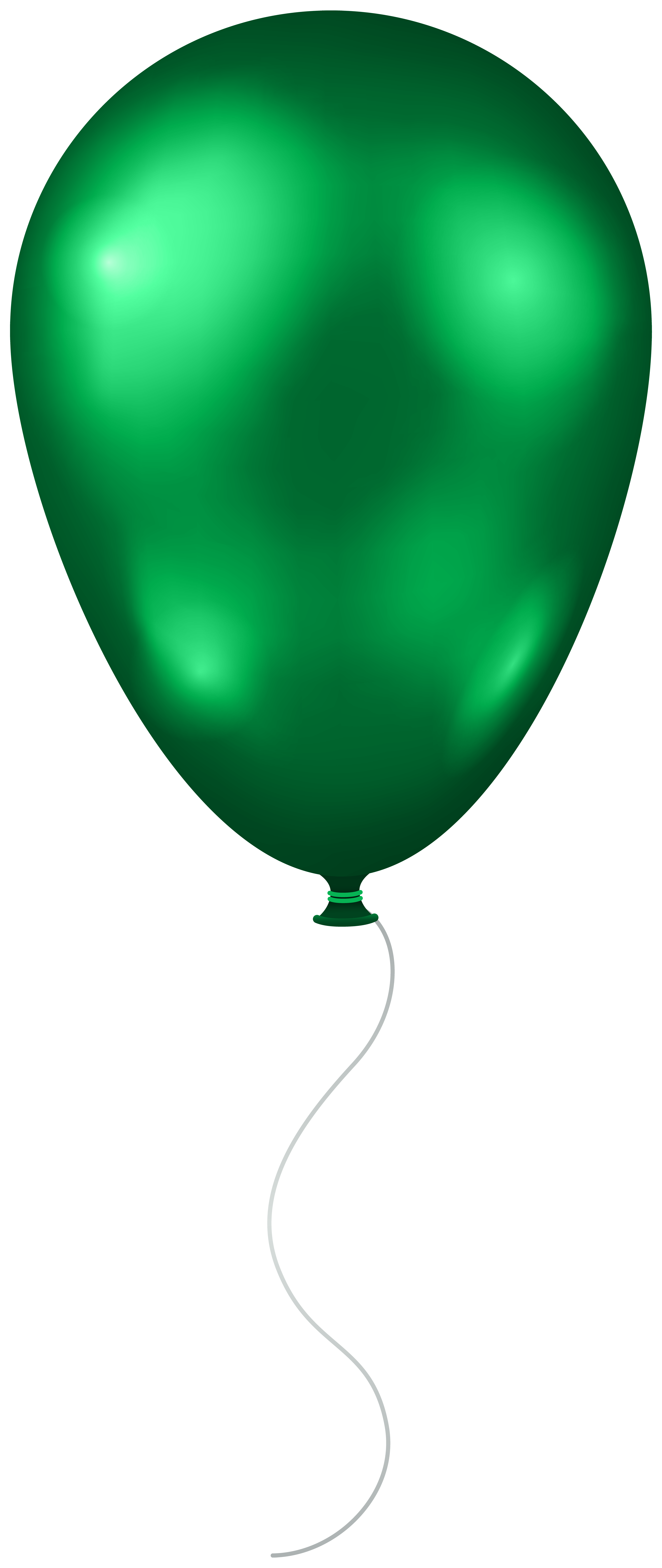 Green Balloons Clip Art