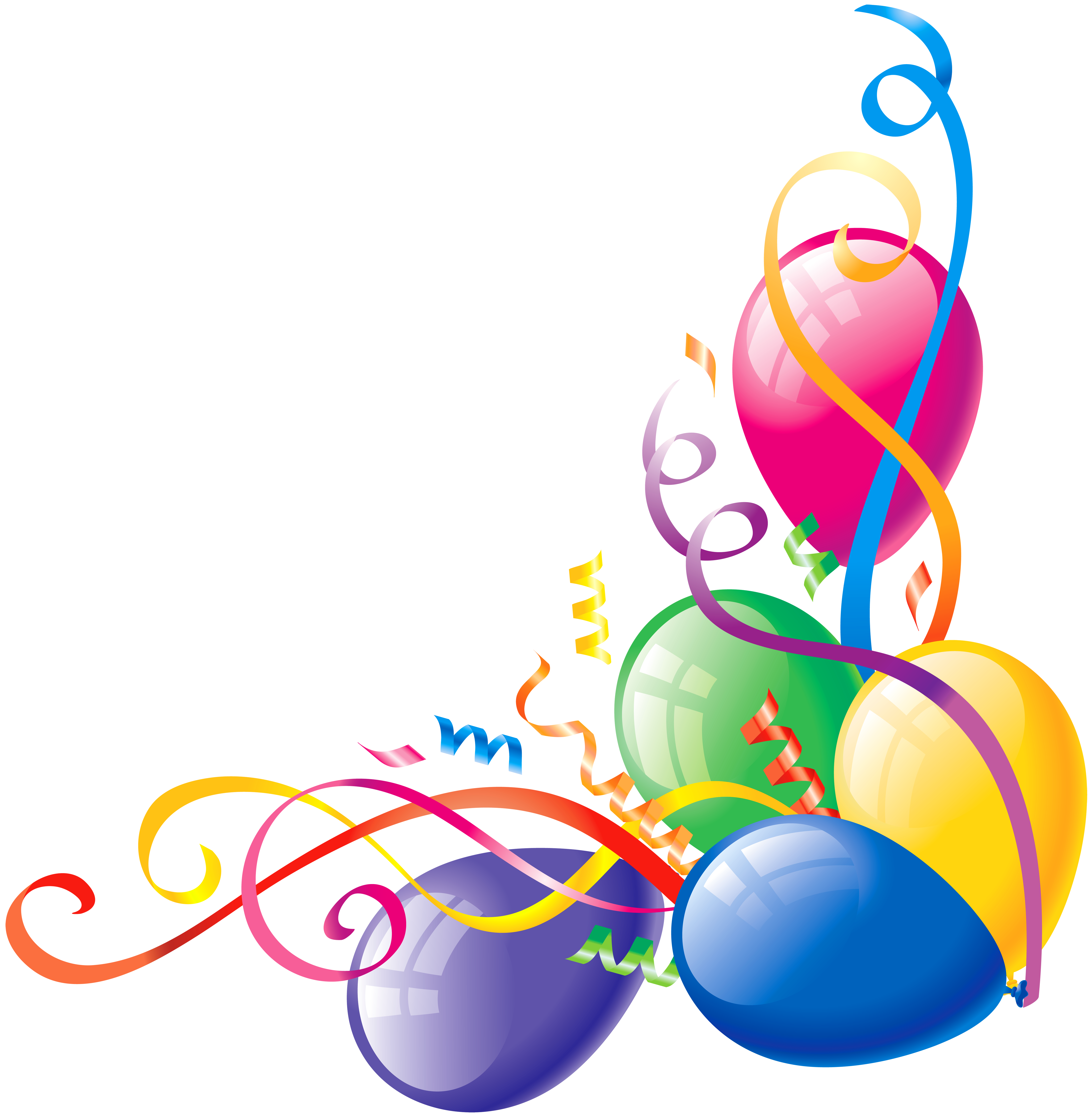 Large Transparent Balloons Deco Clipart  Gallery 