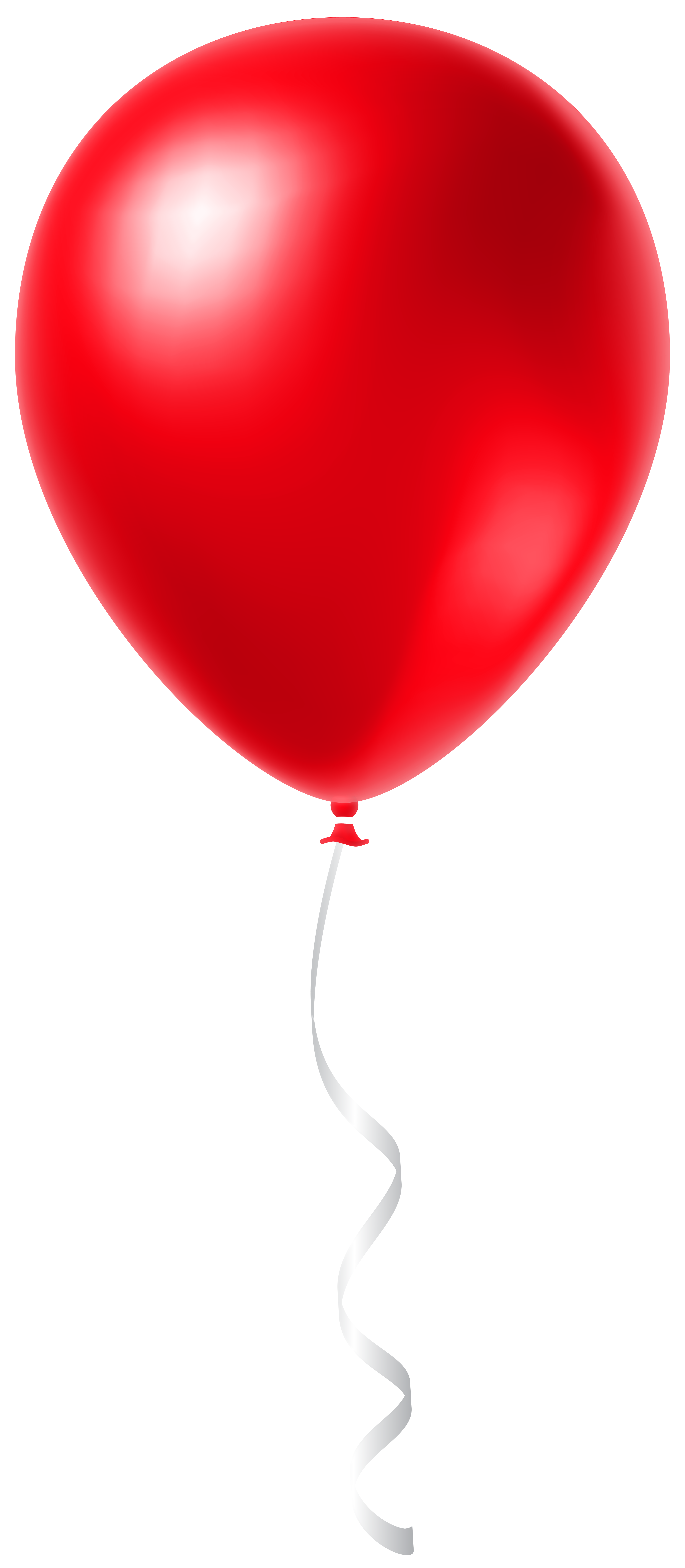 Red Single Balloon Transparent Clipart | Gallery Yopriceville - High ...