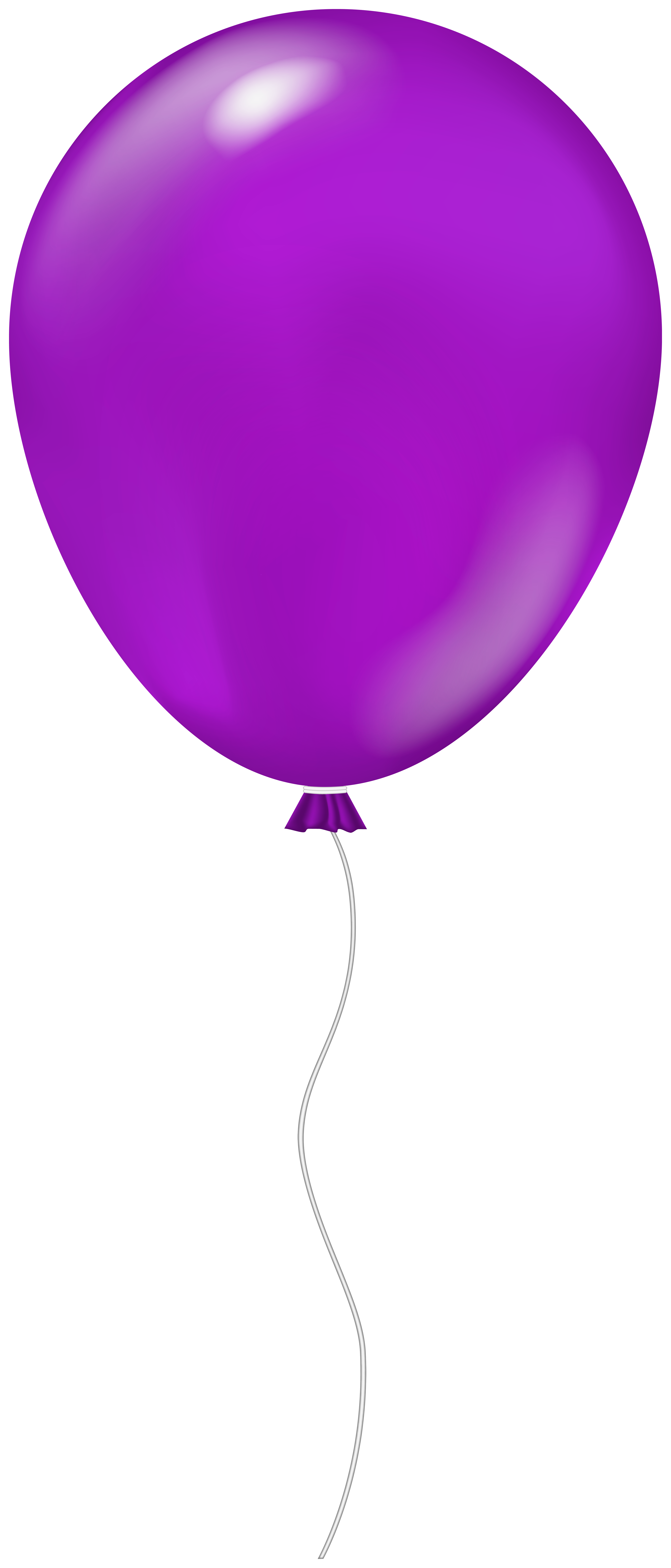 Single Balloon PNG Purple Clipart | Gallery Yopriceville - High-Quality ...