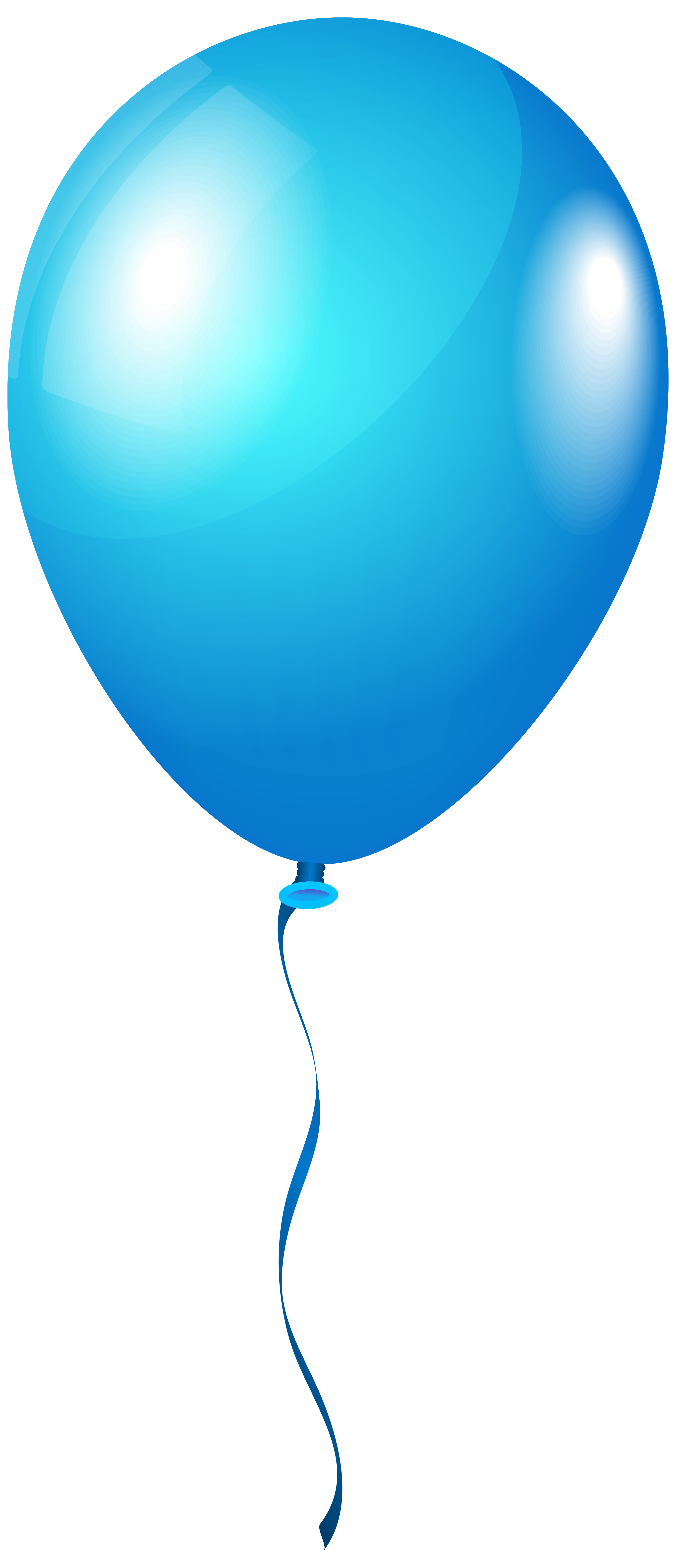 blue balloon transparent background