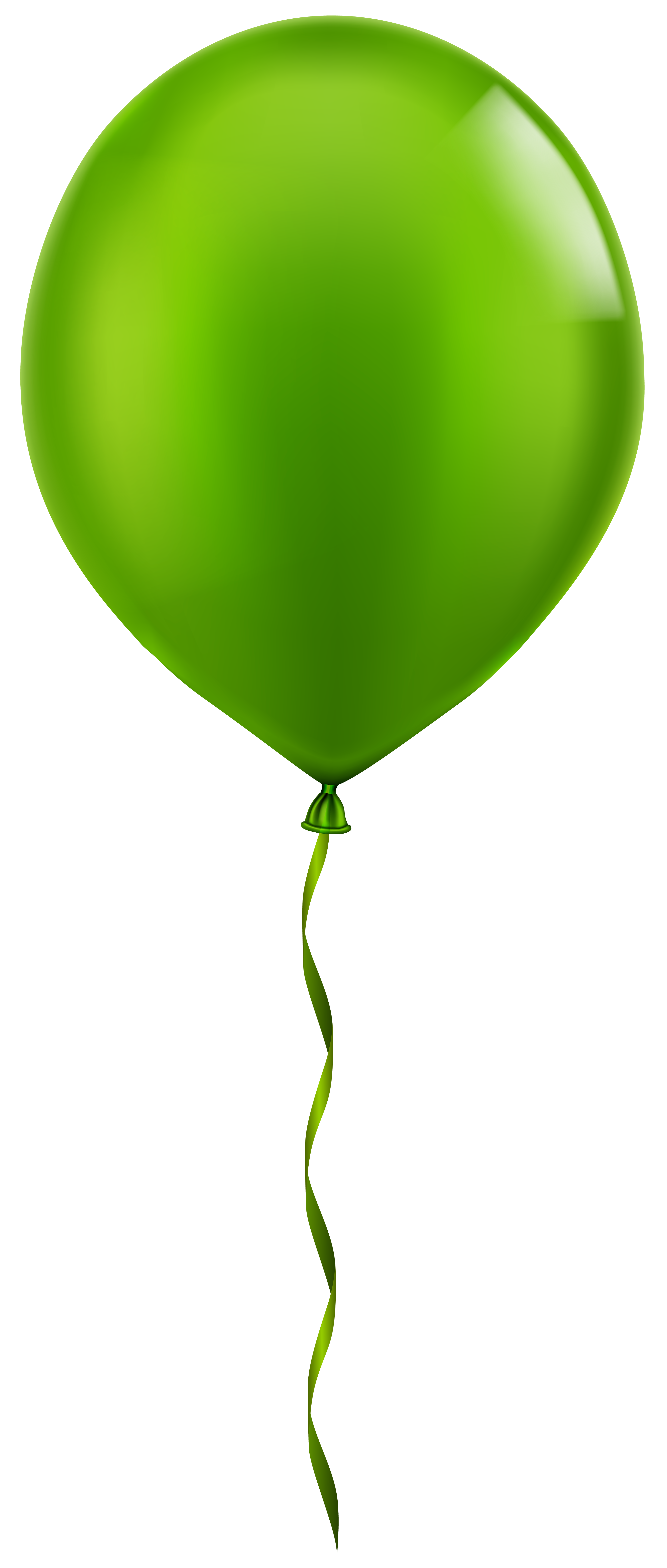 Green Balloons Clip Art