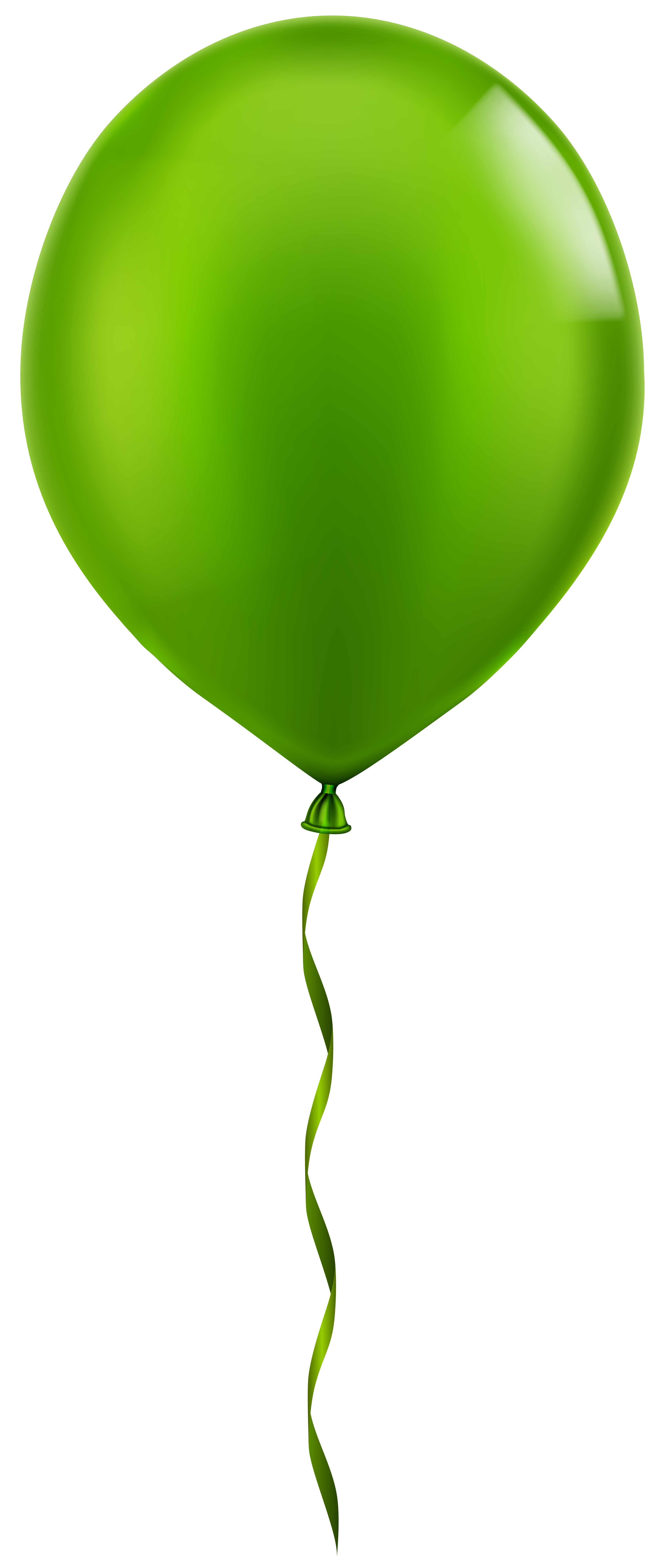 green balloon clipart