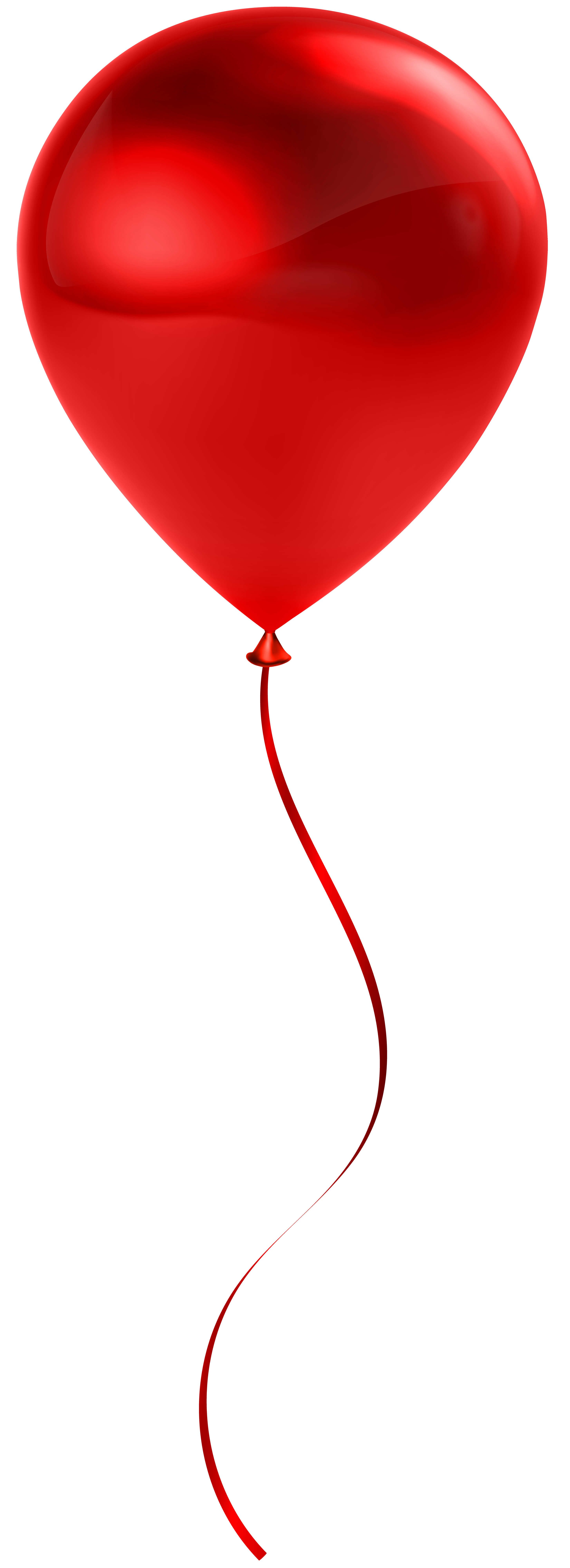 Single Red Balloon Transparent Clip Art | Gallery Yopriceville - High