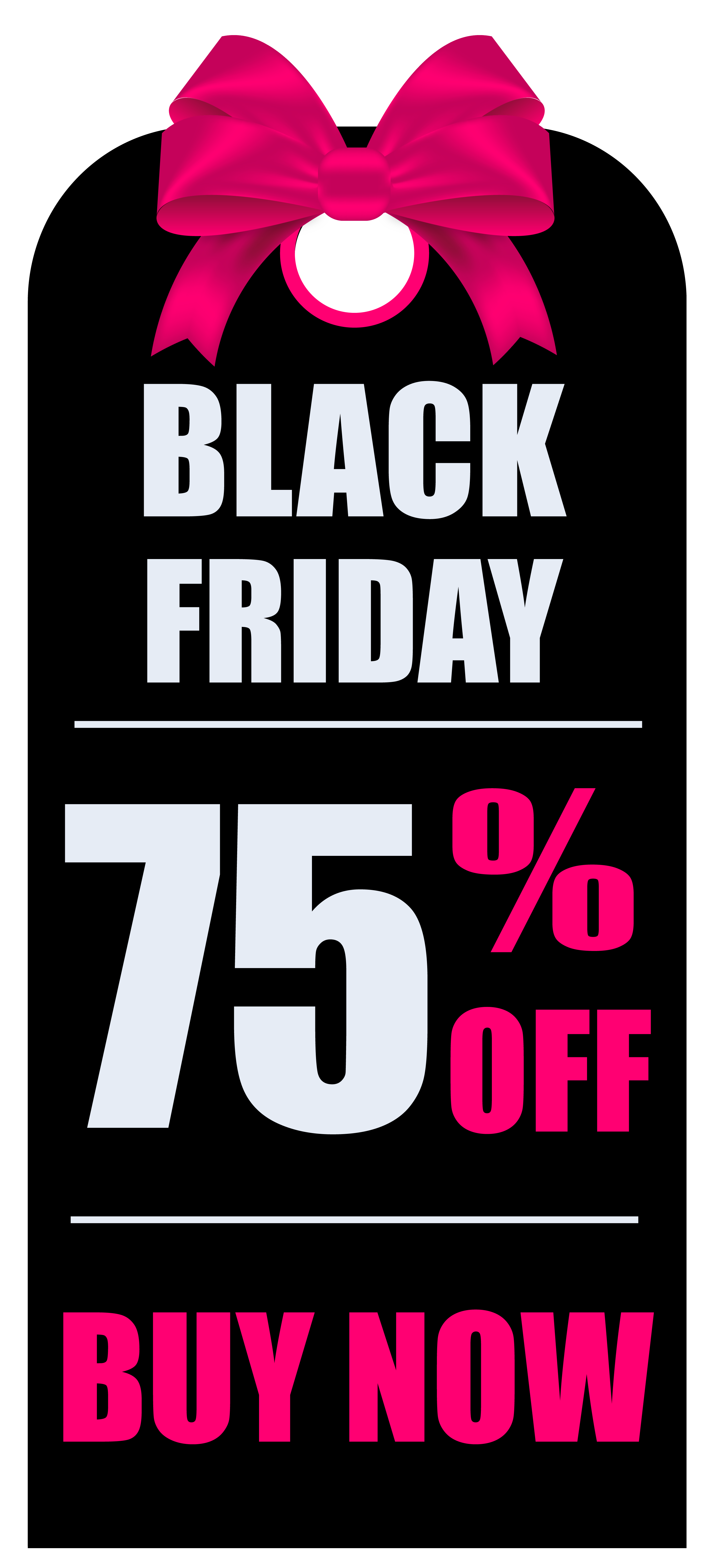 black friday 75 off