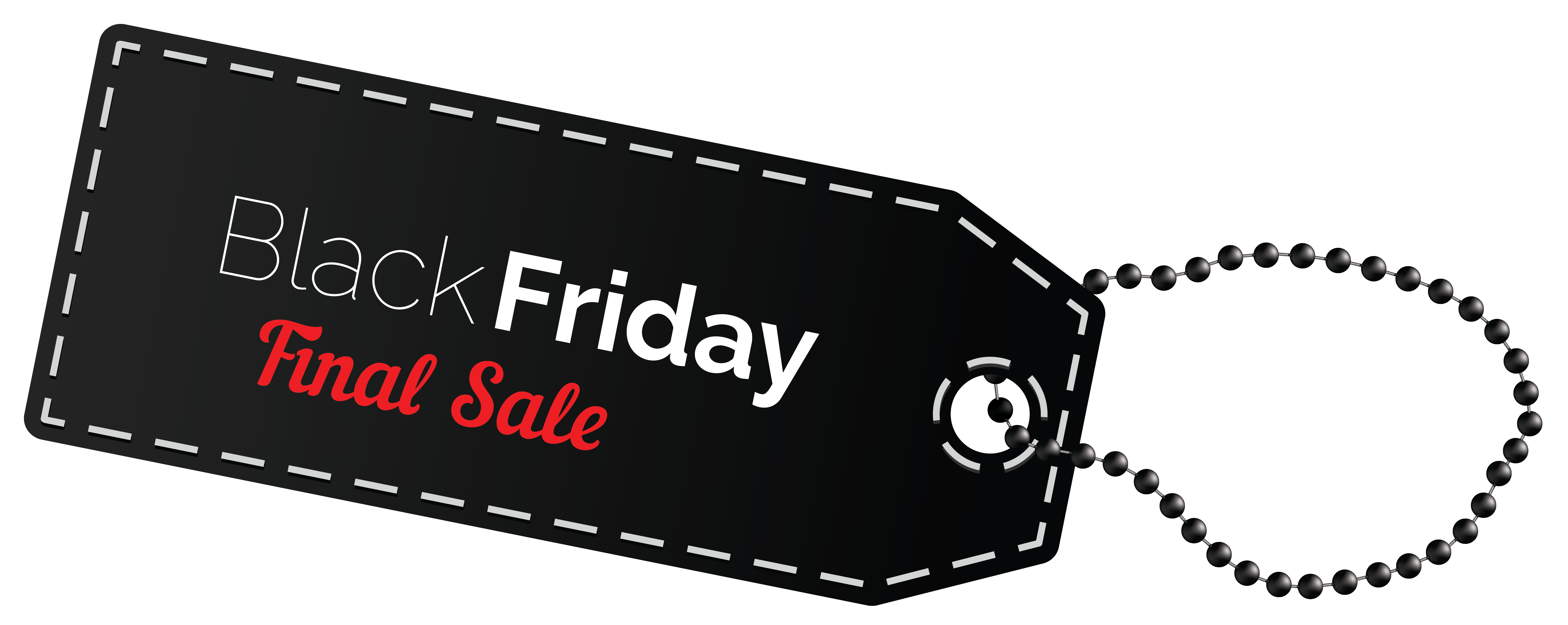 Black Friday Final Sale OFF Tag PNG Clipart Image​