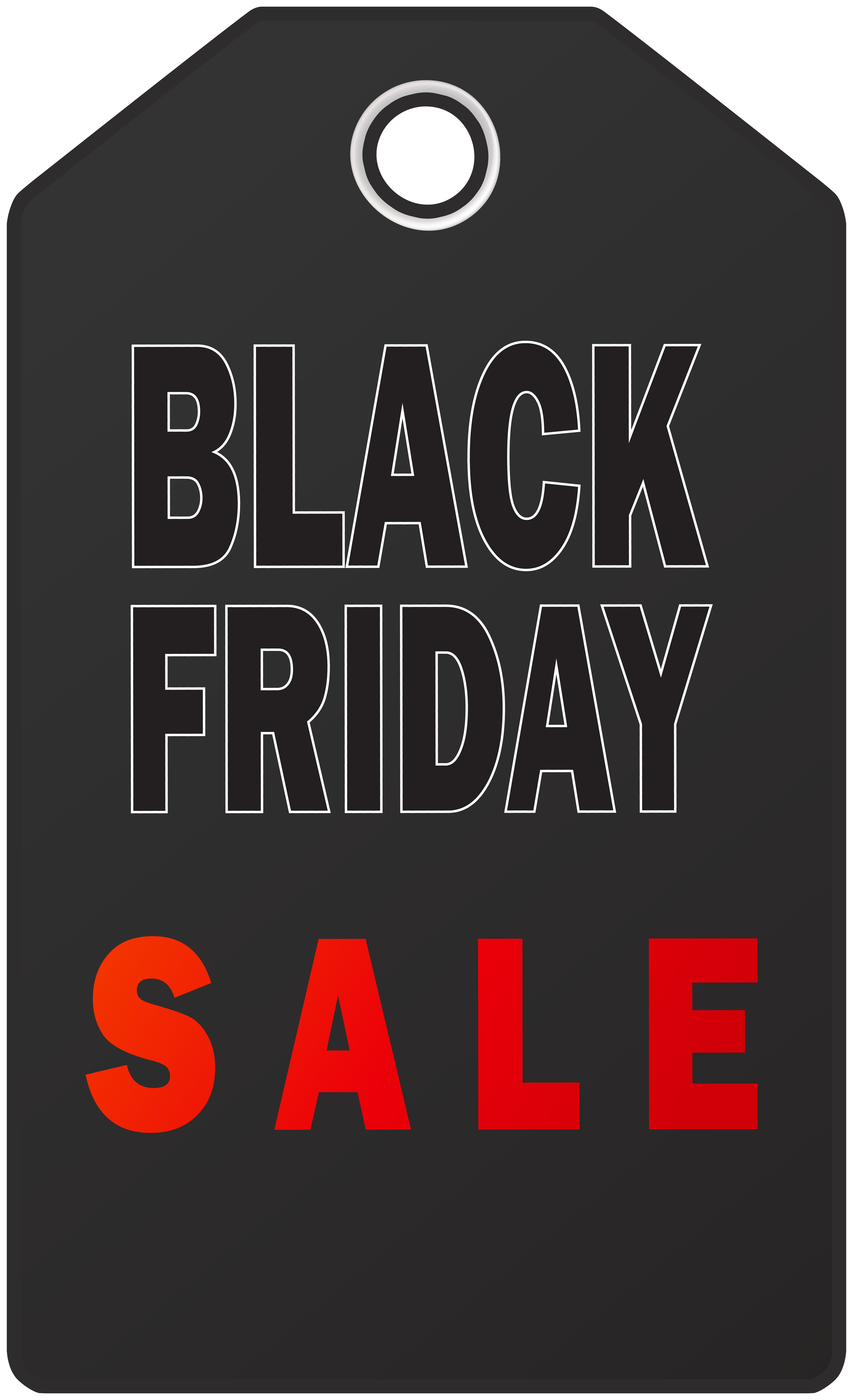 black friday sale tag
