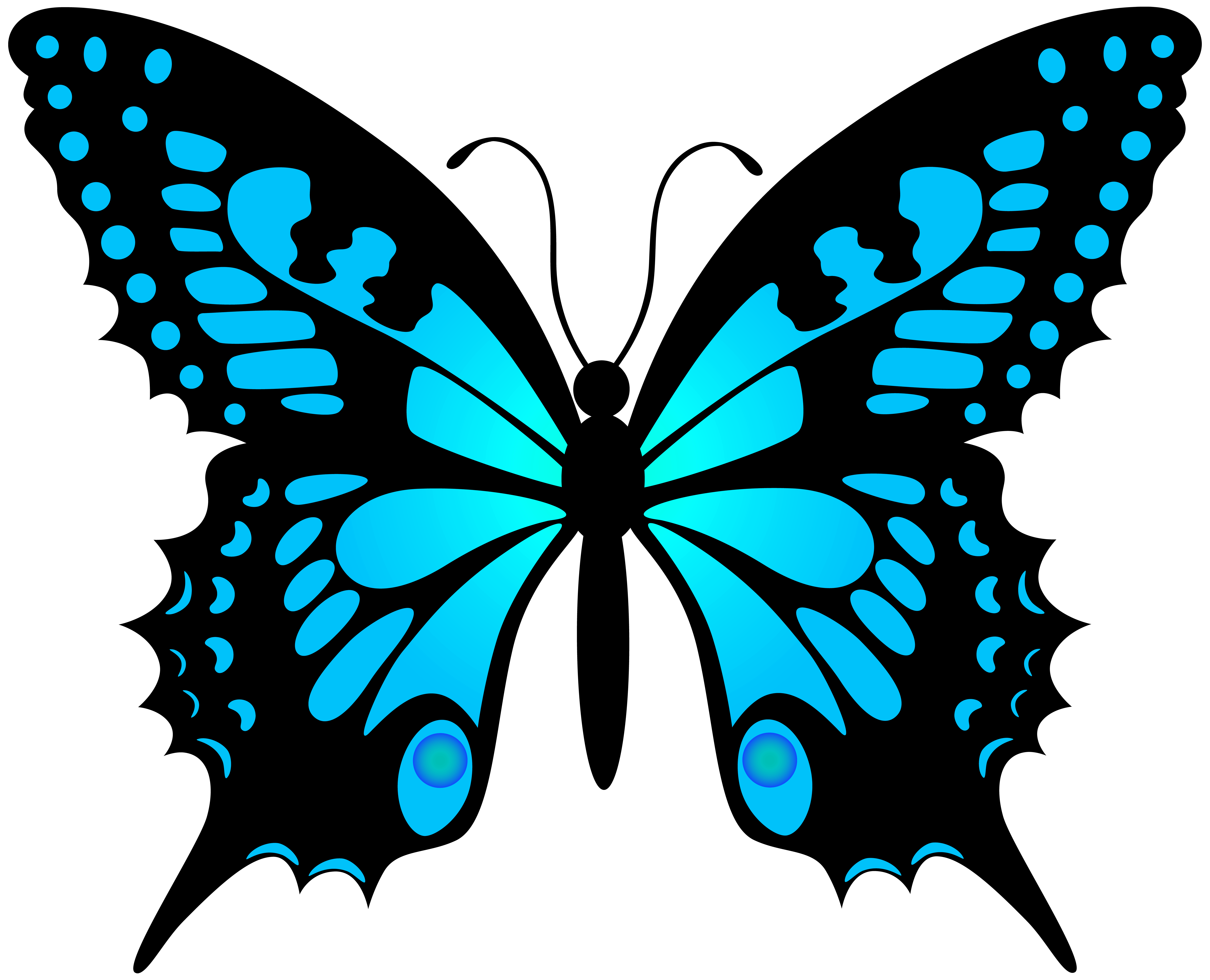 Blue Butterfly Transparent PNG Image | Gallery Yopriceville - High