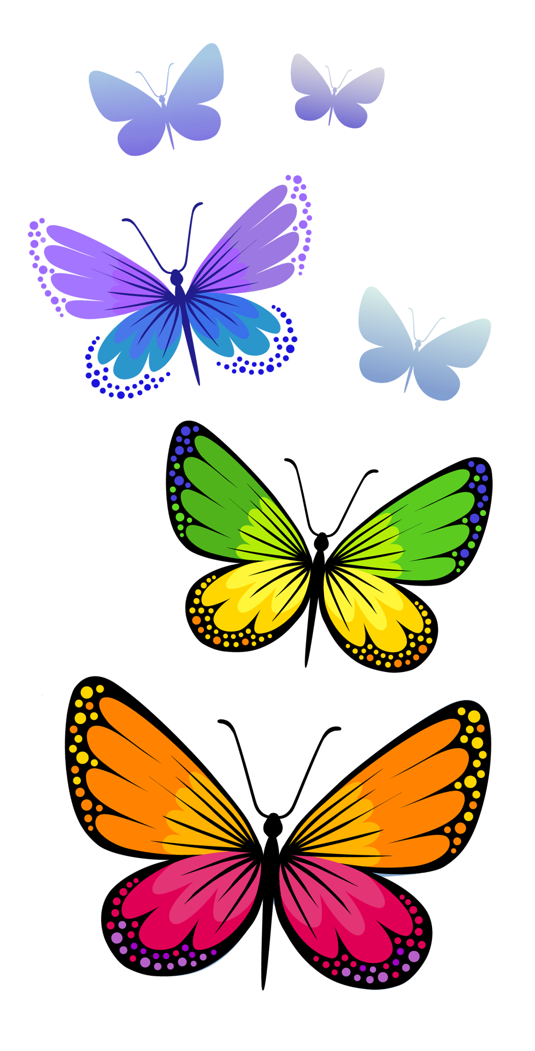 butterflies composition png clipart image gallery black and white christmas graphics