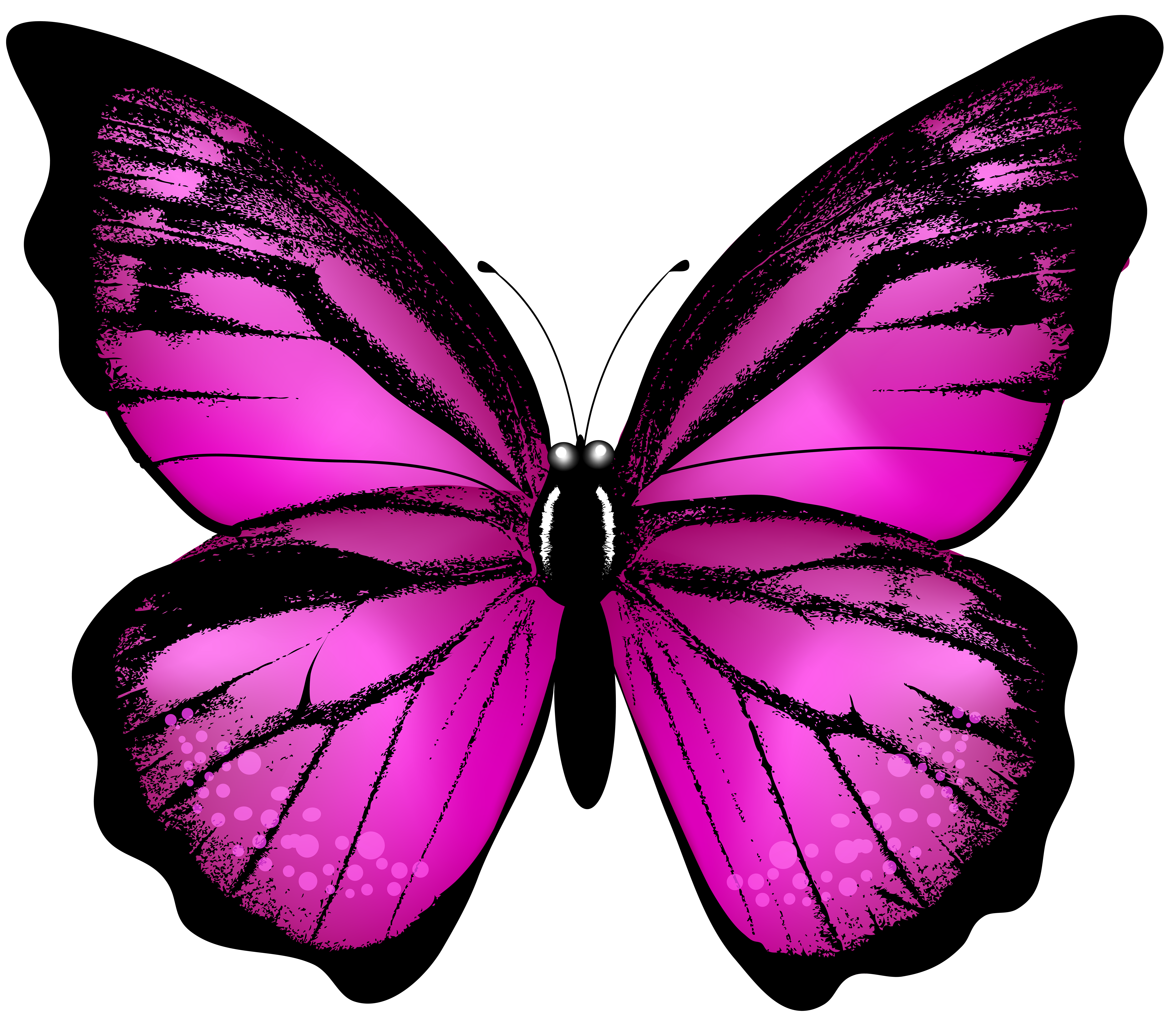 Pink Butterfly Transparent Clip Art Image​ | Gallery Yopriceville -  High-Quality Free Images and Transparent PNG Clipart