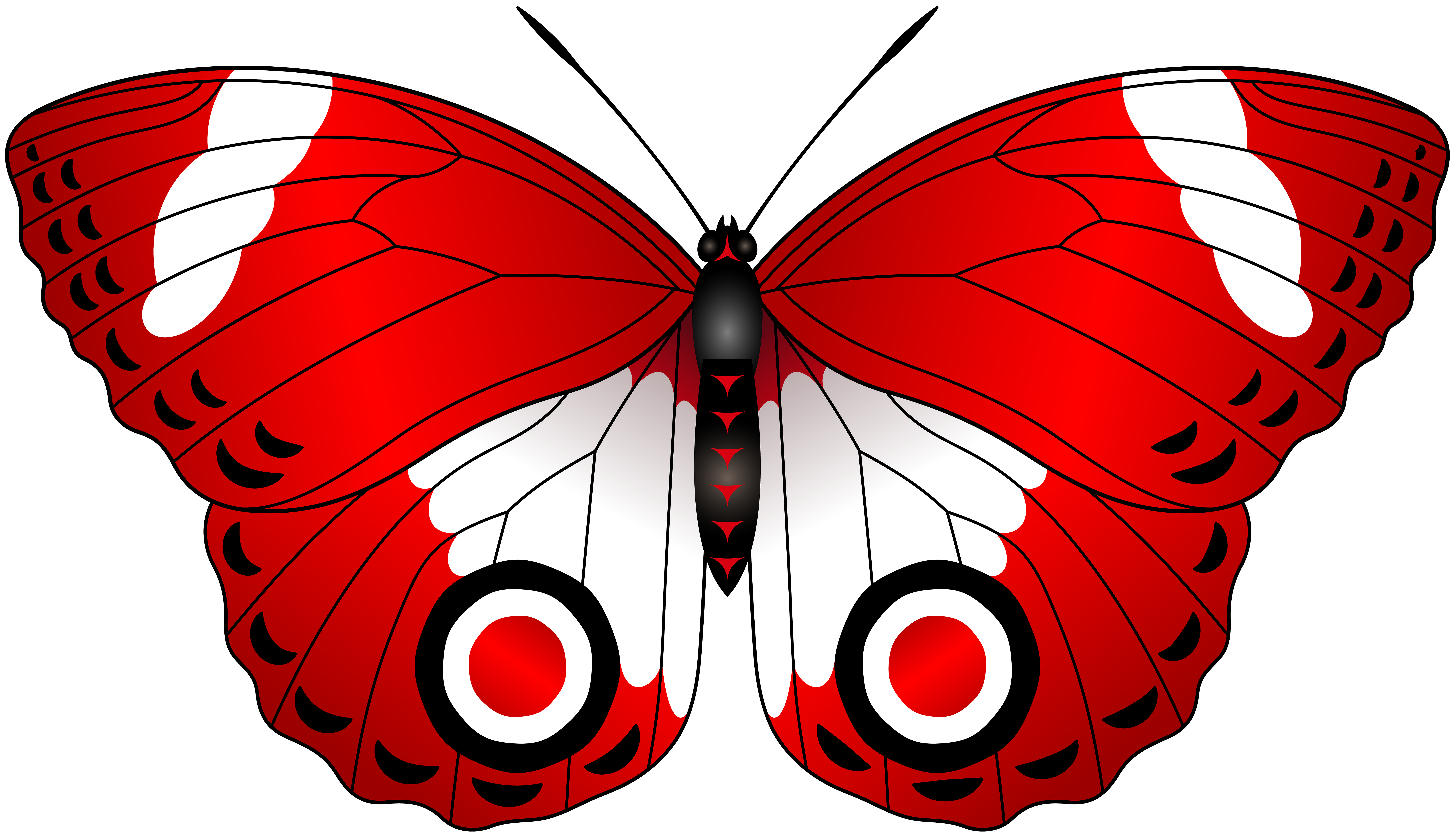 Red Butterfly Transparent Clip Art Image Gallery Yopriceville High Quality Images And Transparent Png Free Clipart