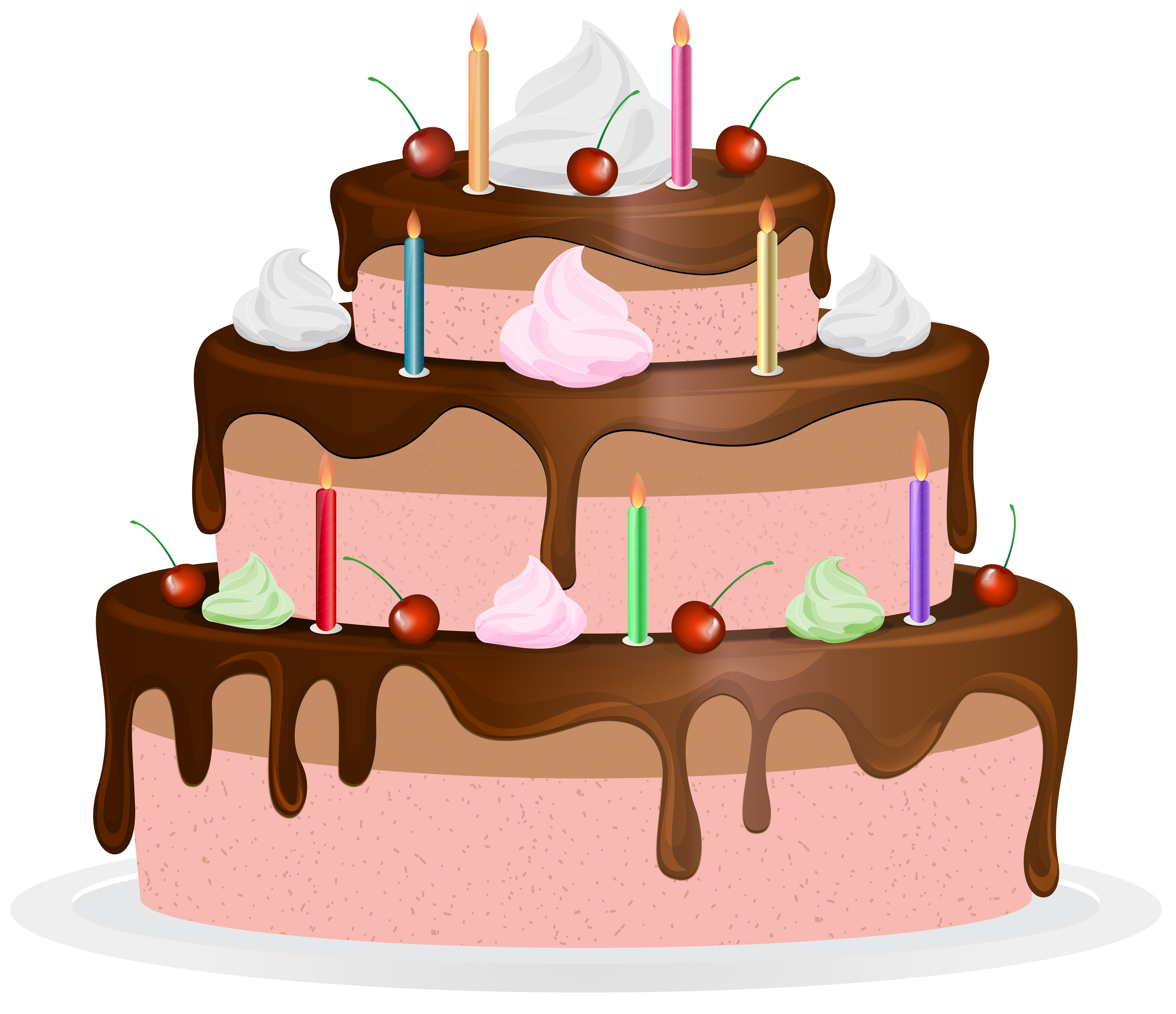Birthday Cake PNG Transparent Clip Art Image​ | Gallery Yopriceville -  High-Quality Free Images and Transparent PNG Clipart