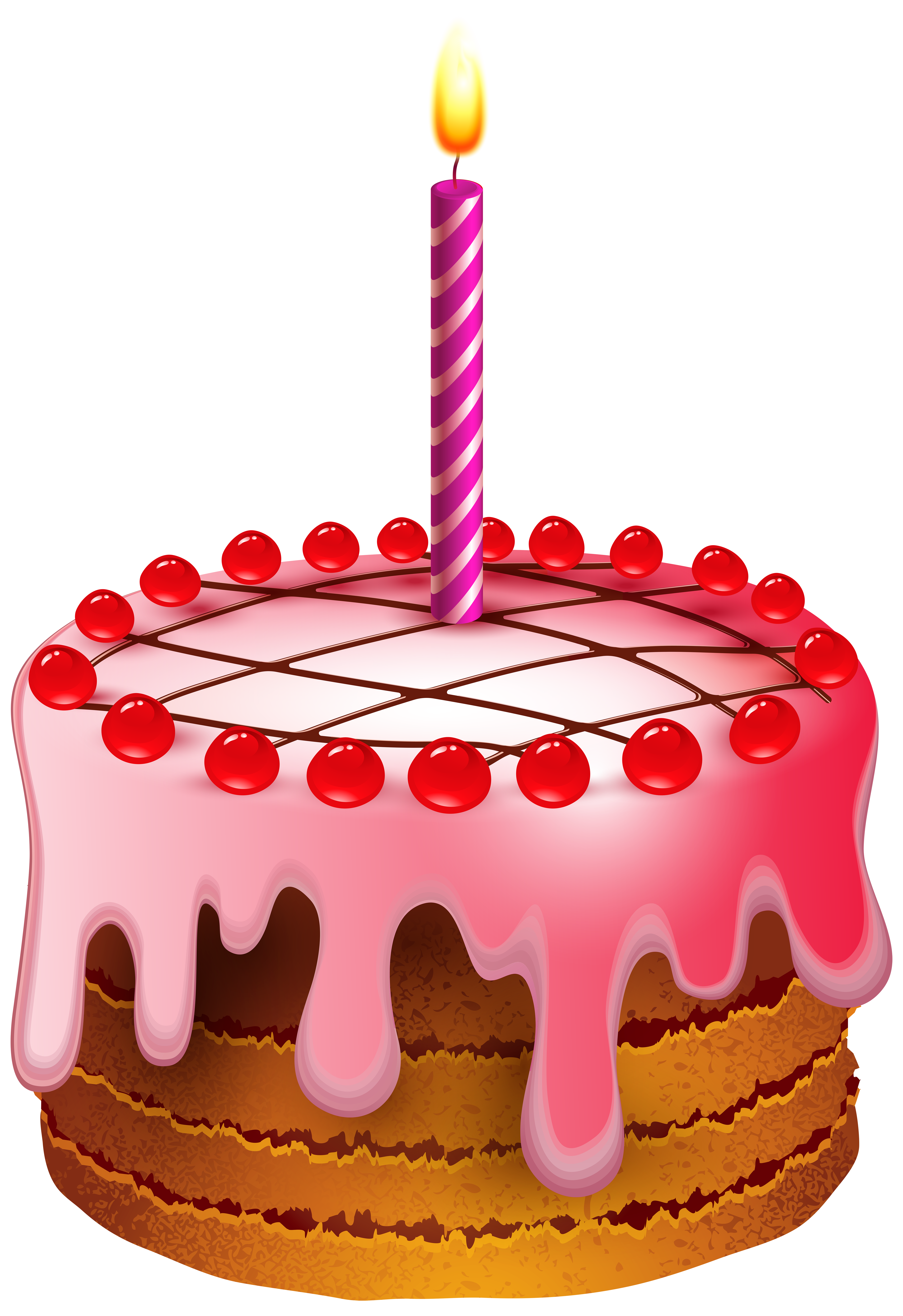 clipart cake no candles