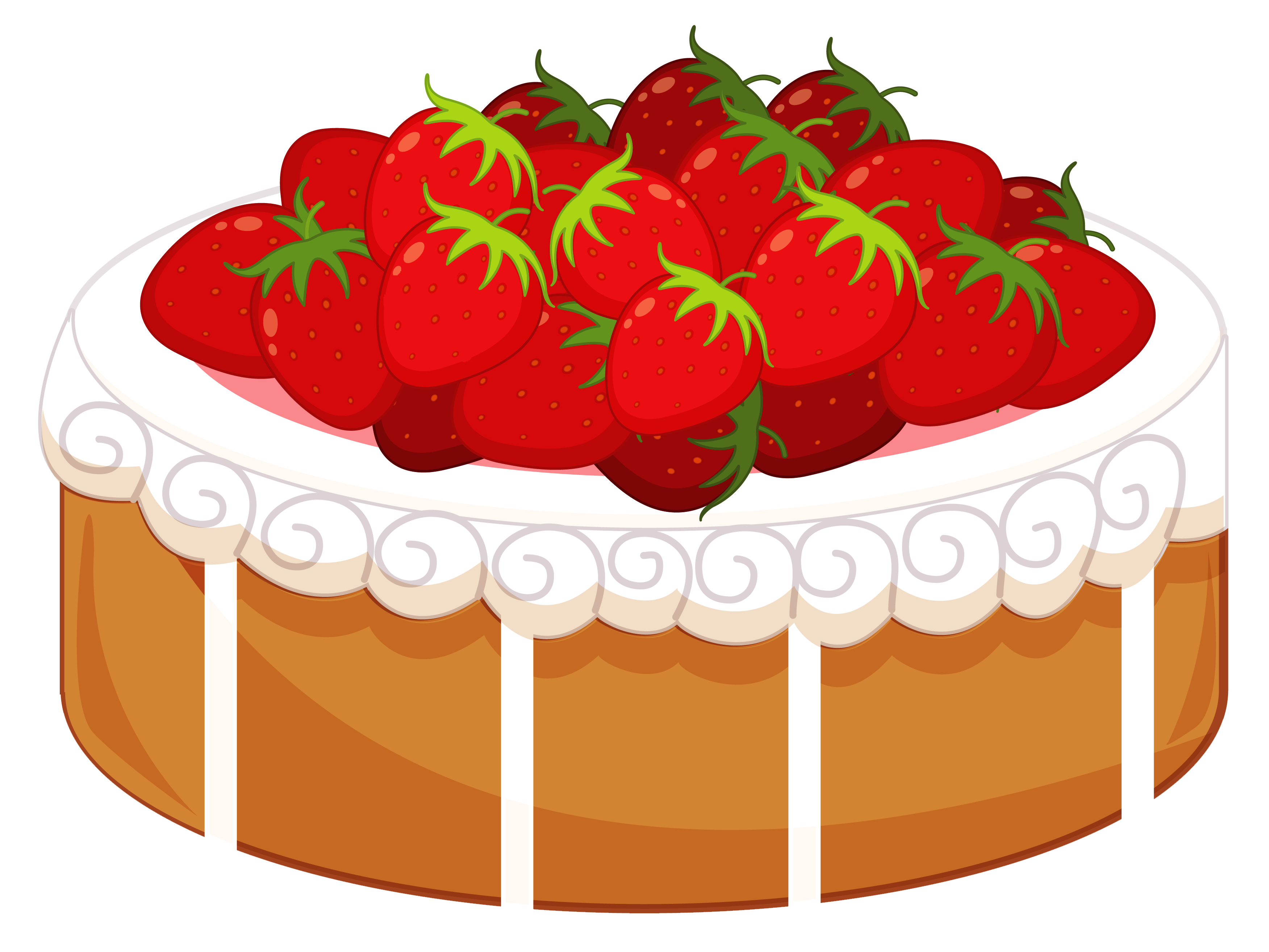 Delicious Cake Hd Transparent, Red Cake Strawberry Cake