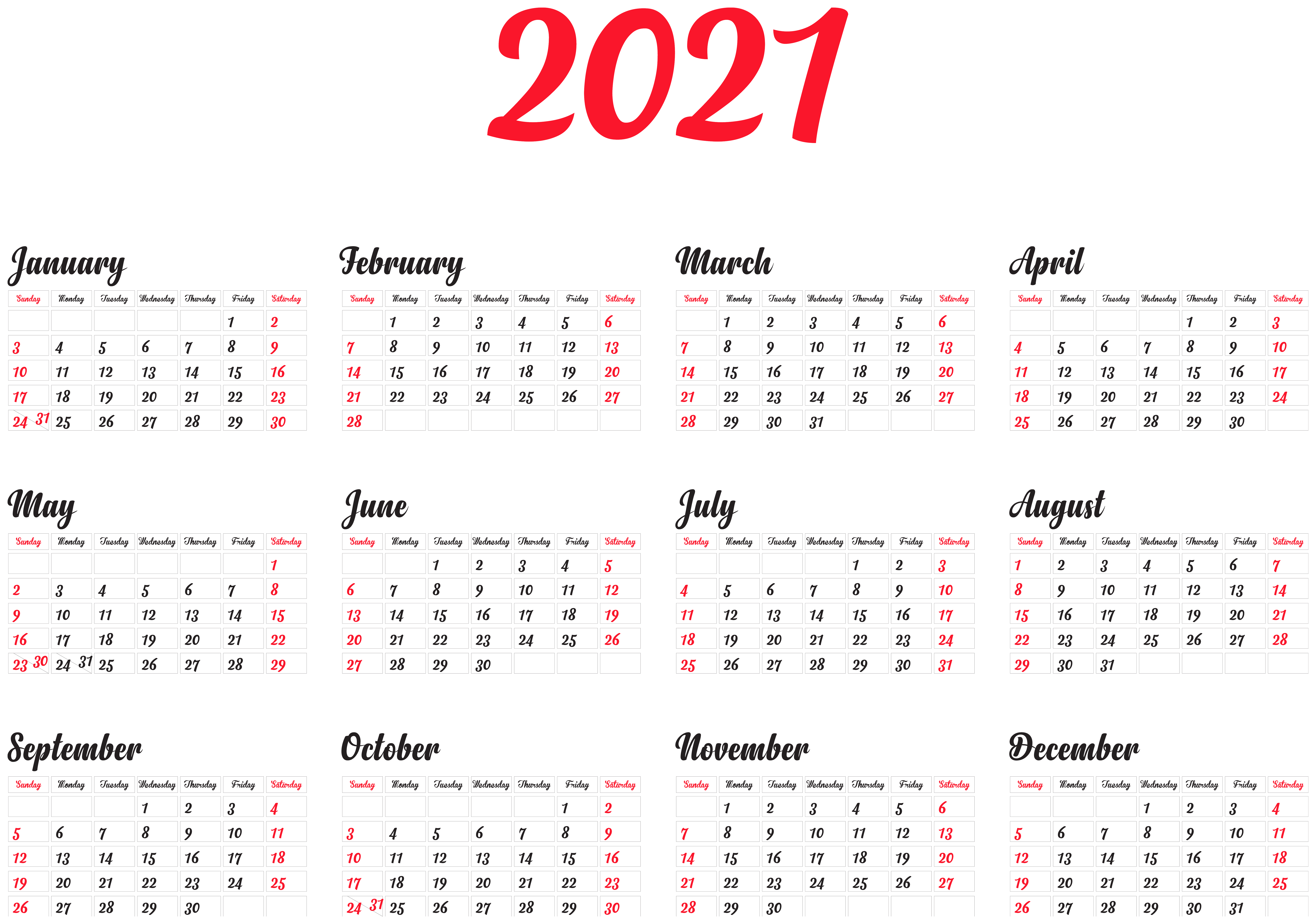 2021 Calendar Png Clipart Gallery Yopriceville High Quality Images And Transparent Png Free Clipart 2021 calendar text png