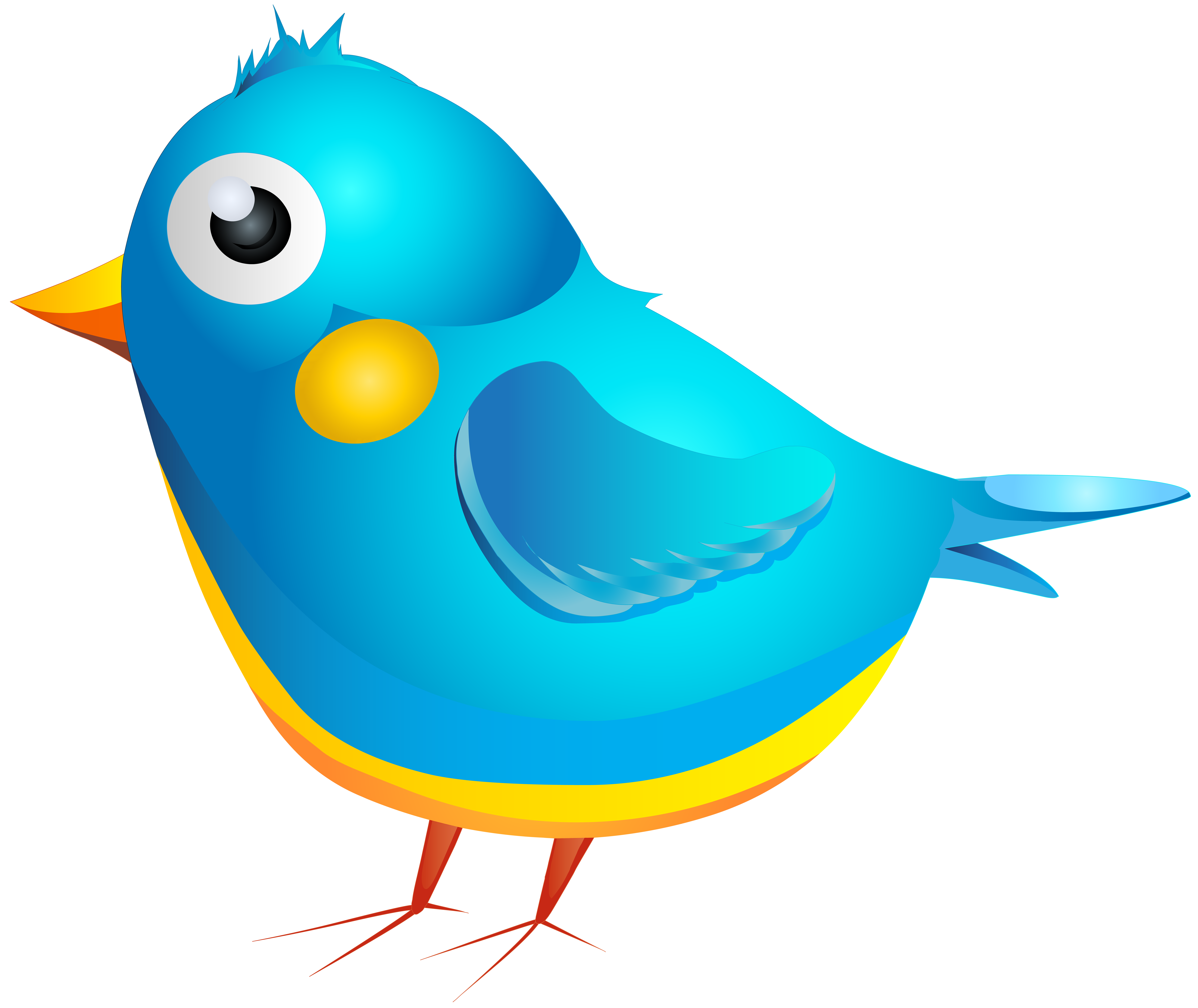 Blue Bird Cartoon Transparent PNG Image​ | Gallery Yopriceville -  High-Quality Free Images and Transparent PNG Clipart