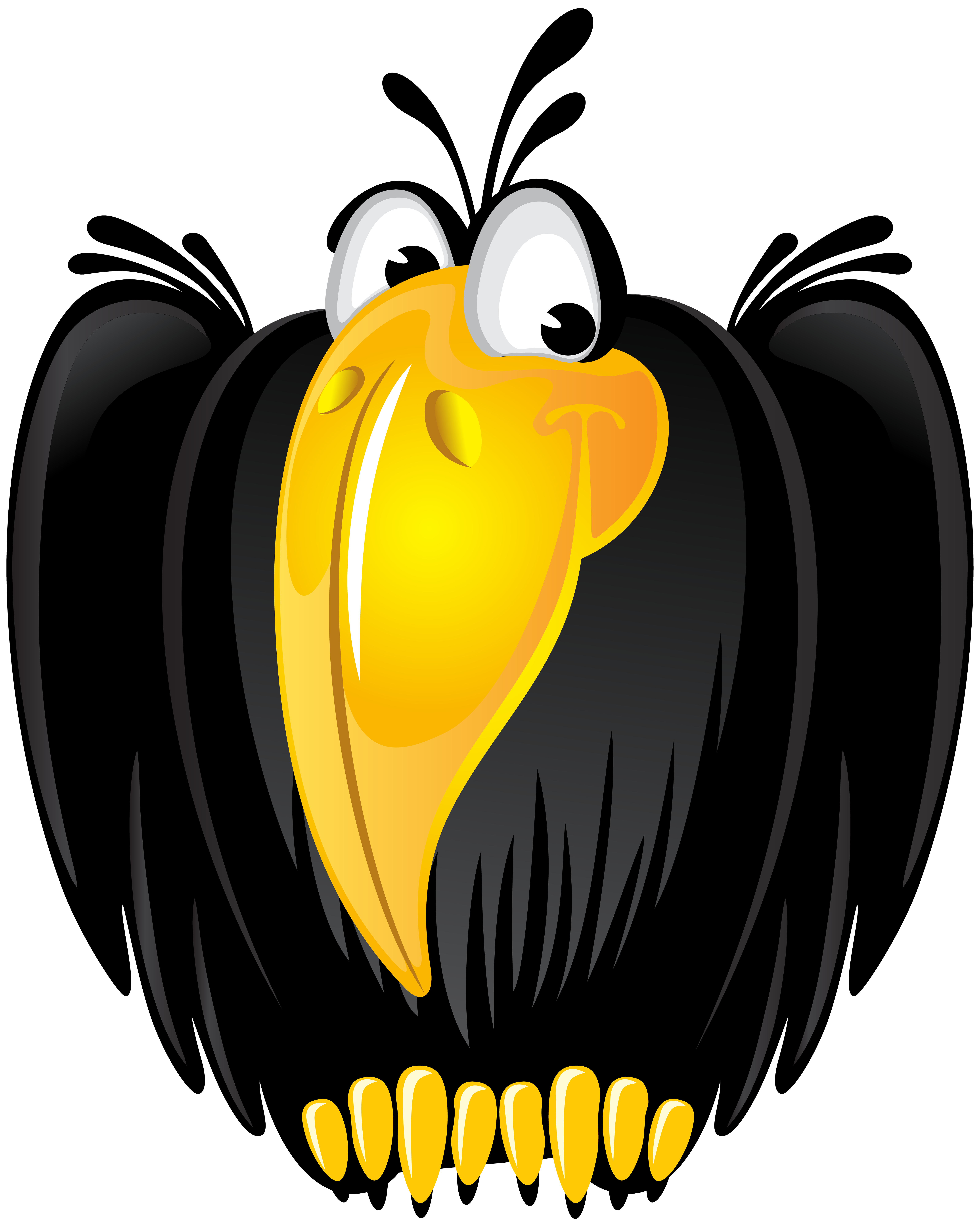 Crow Cartoon Transparent PNG Clip Art Image​ | Gallery Yopriceville -  High-Quality Free Images and Transparent PNG Clipart