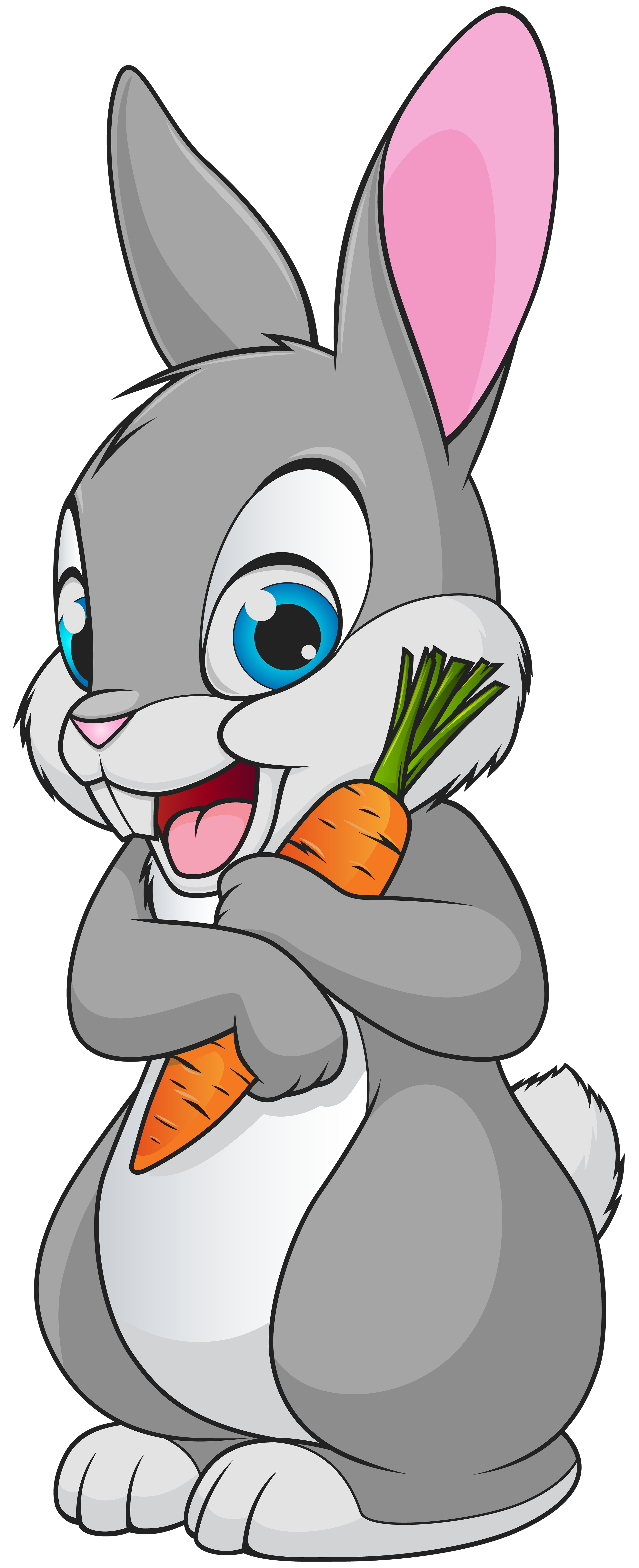 Cute Bunny Cartoon Transparent Clip Art Image​ | Gallery Yopriceville -  High-Quality Free Images and Transparent PNG Clipart