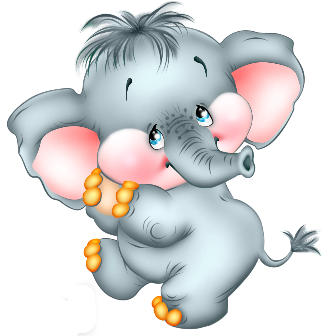 Cute Cartoon Elephant Free PNG Picture​ | Gallery Yopriceville -  High-Quality Free Images and Transparent PNG Clipart
