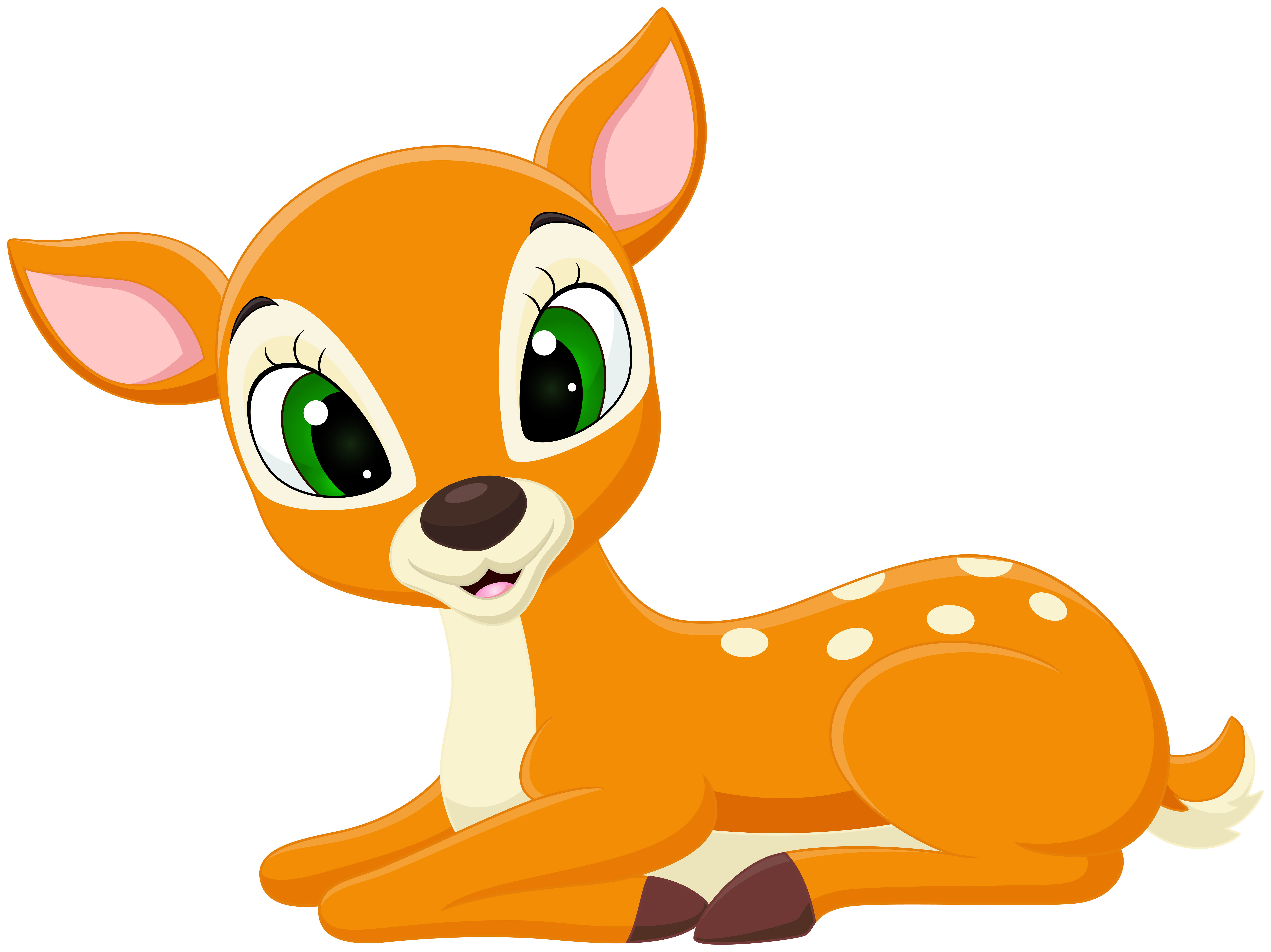 Cute Little Deer Cartoon PNG Clipart​ | Gallery Yopriceville - High-Quality  Free Images and Transparent PNG Clipart