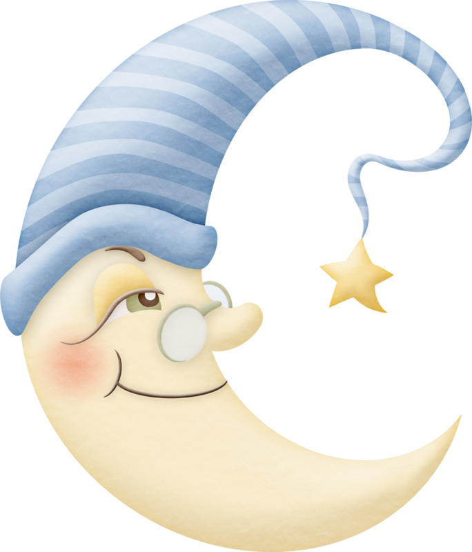 cute moon cartoon