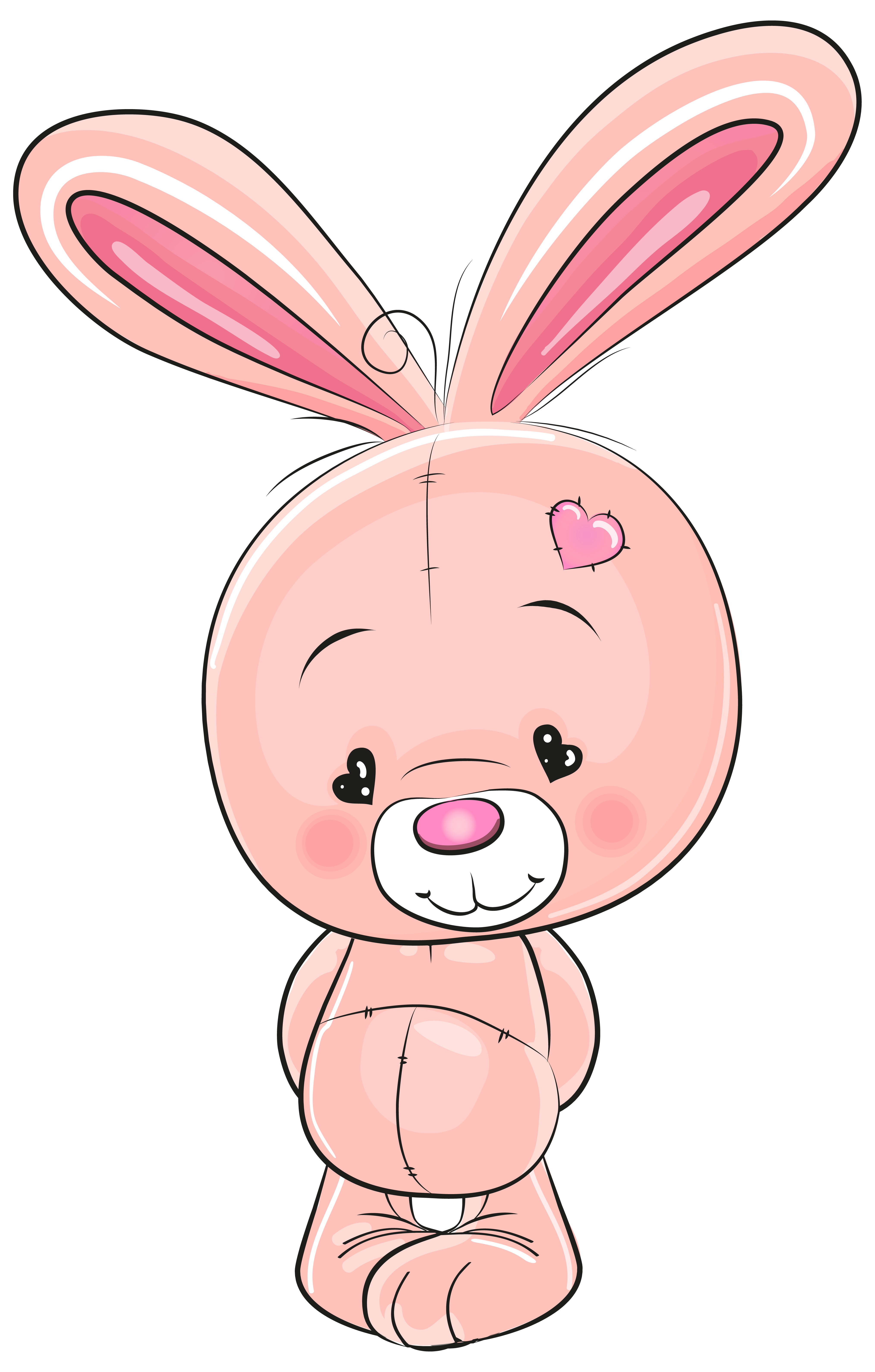 Cute Pink Bunny PNG Clip Art Image | Gallery Yopriceville - High