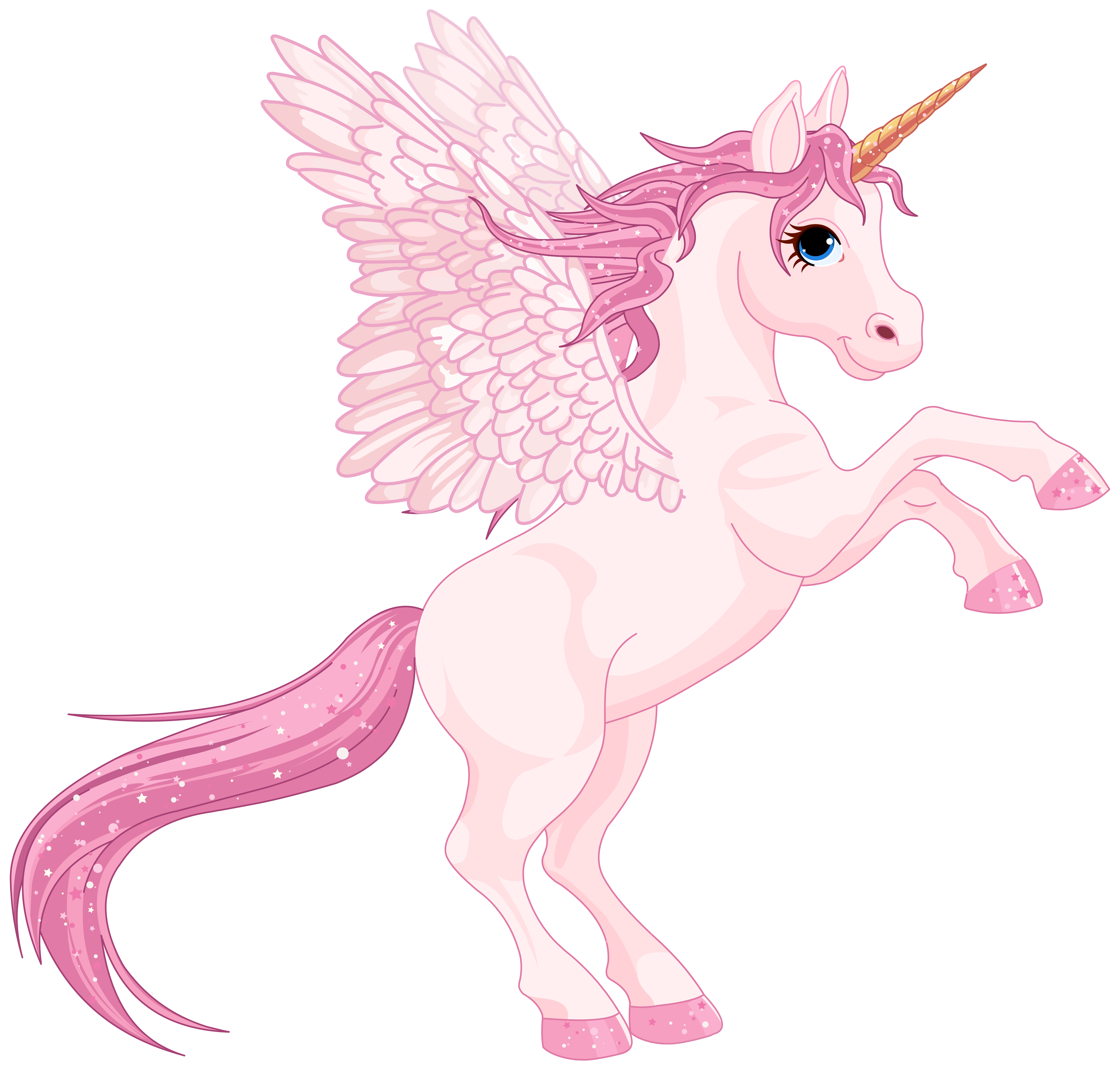 Cute Cartoon Pegasus