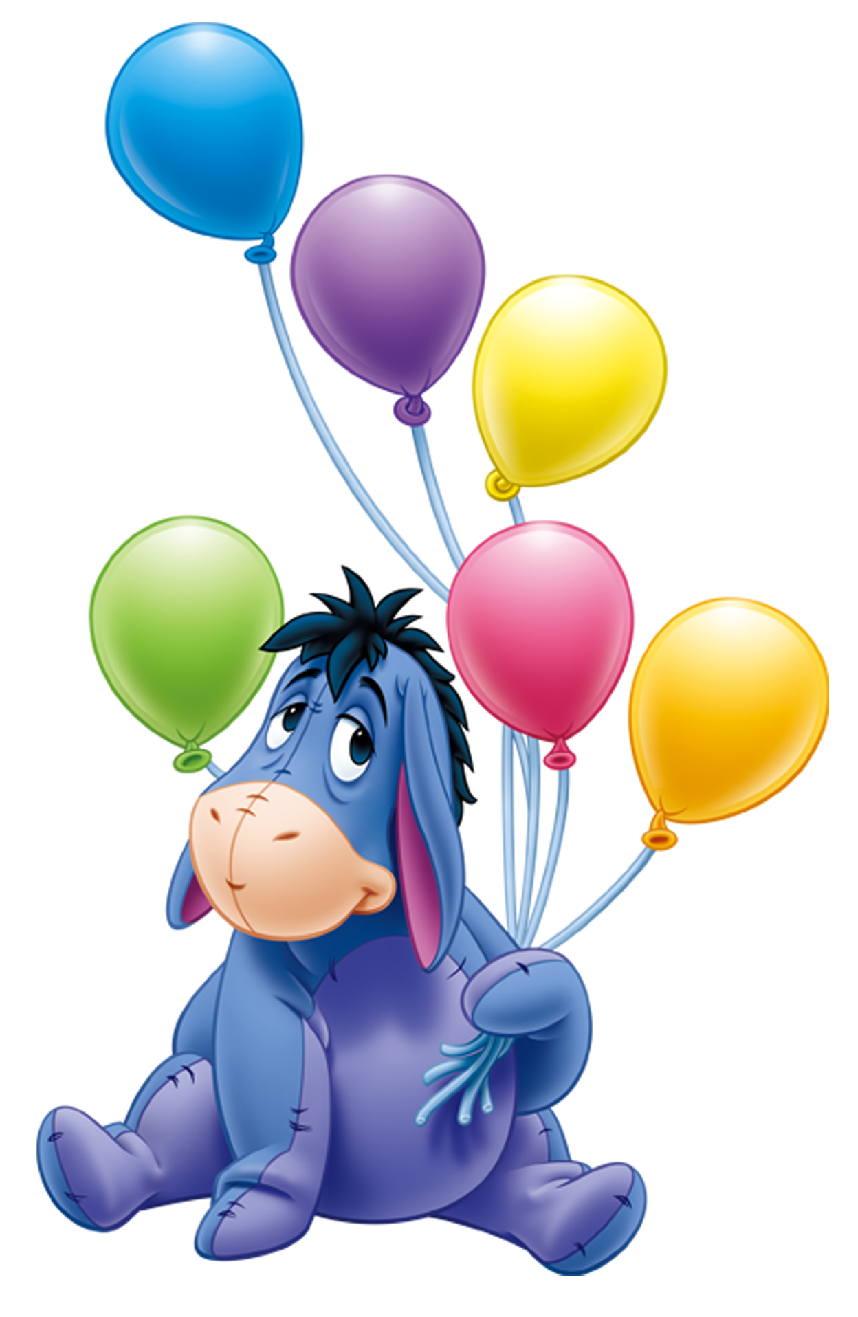 Eeyore with Balloons PNG Transparent Cartoon​ | Gallery Yopriceville -  High-Quality Free Images and Transparent PNG Clipart