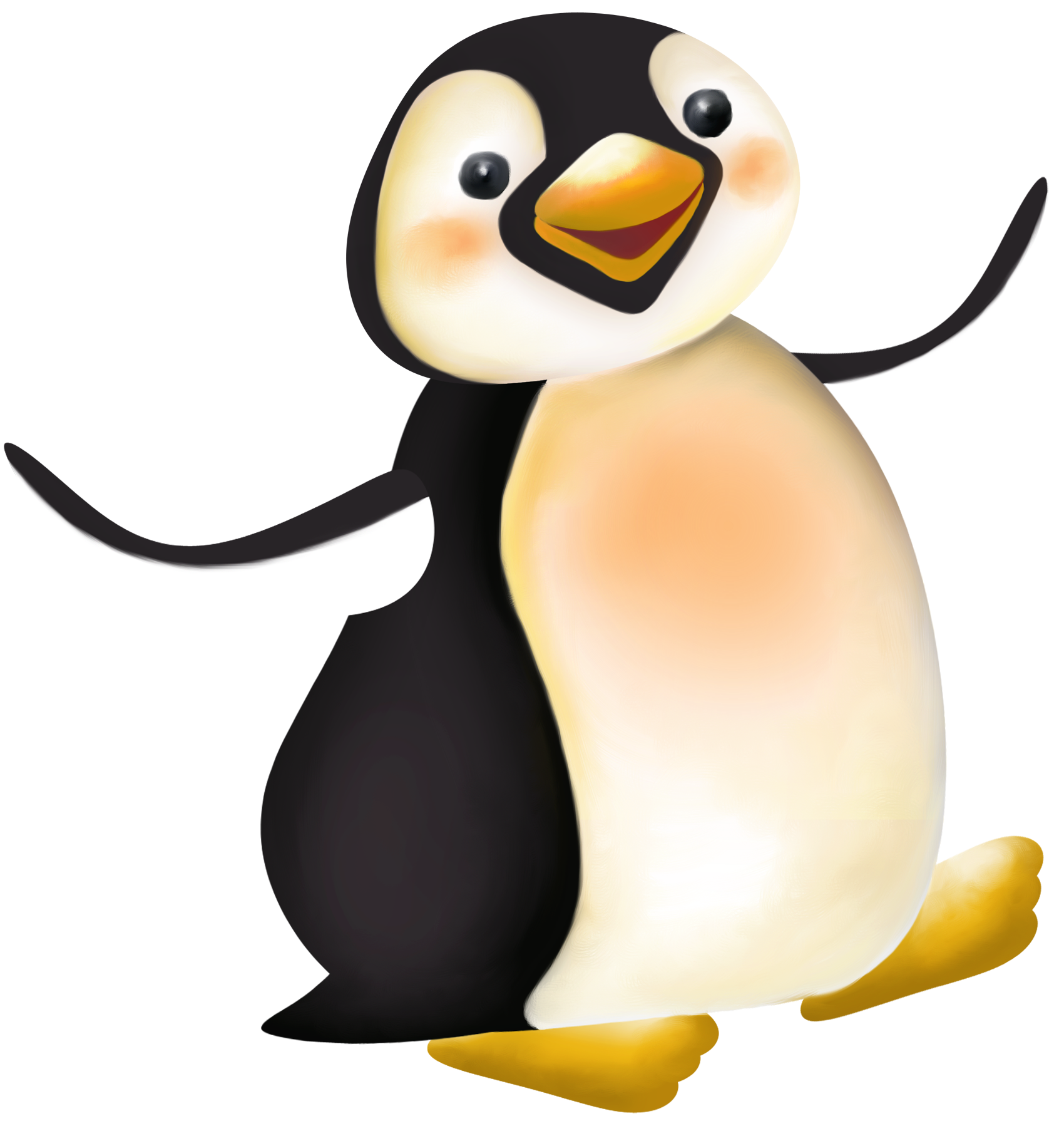Large Penguin Cartoon PNG Clipart​ | Gallery Yopriceville - High-Quality  Free Images and Transparent PNG Clipart