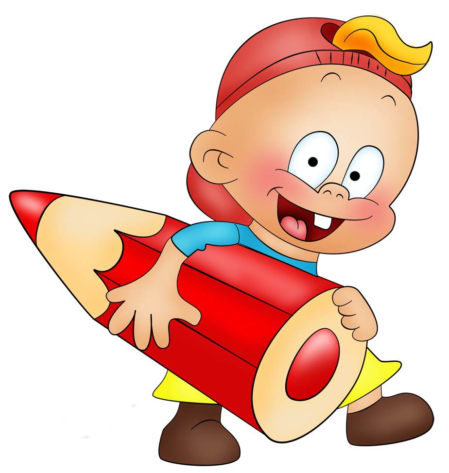 Little Boy with Pencil Cartoon Free Clipart​ | Gallery Yopriceville -  High-Quality Free Images and Transparent PNG Clipart