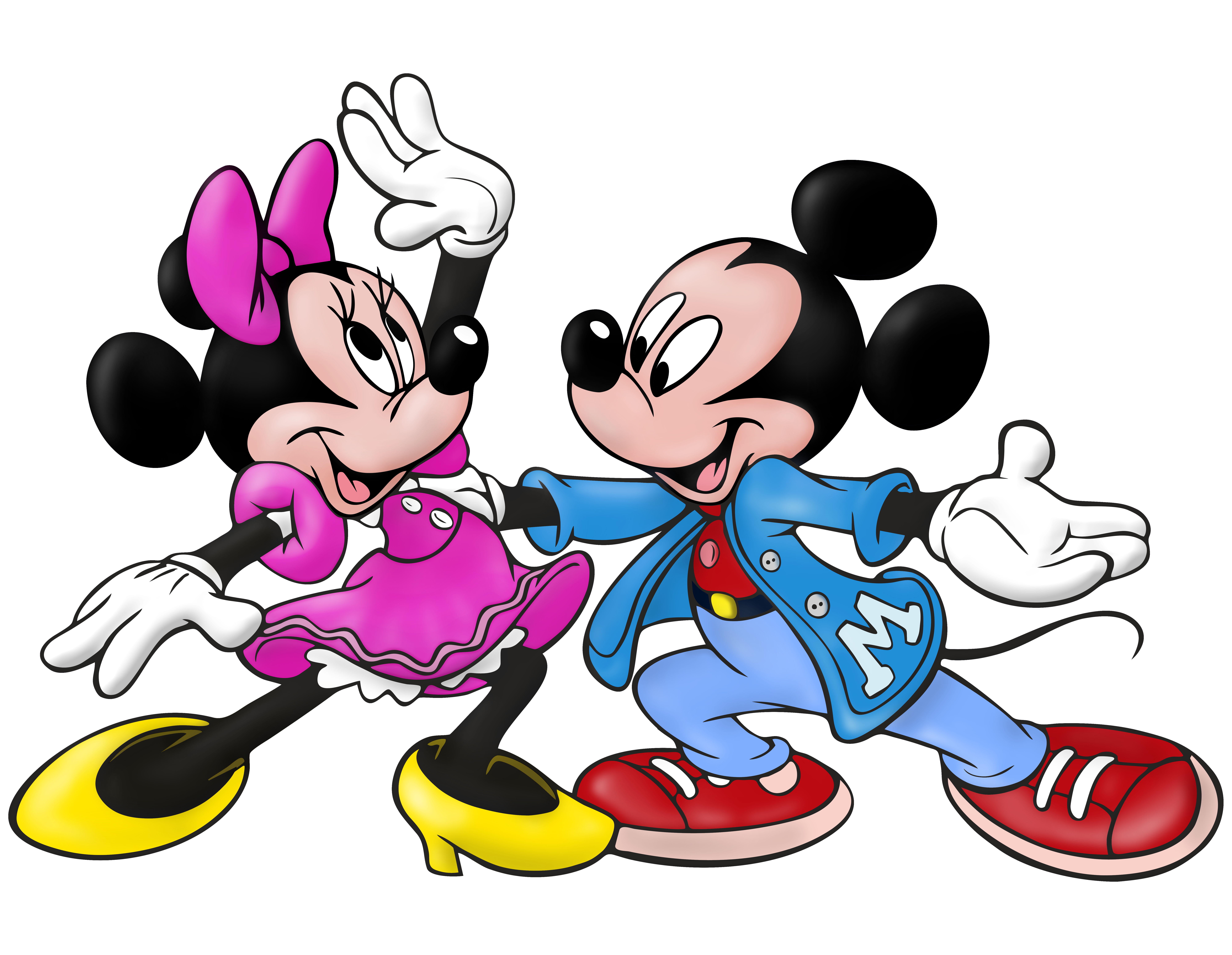 mickey mouse and mini
