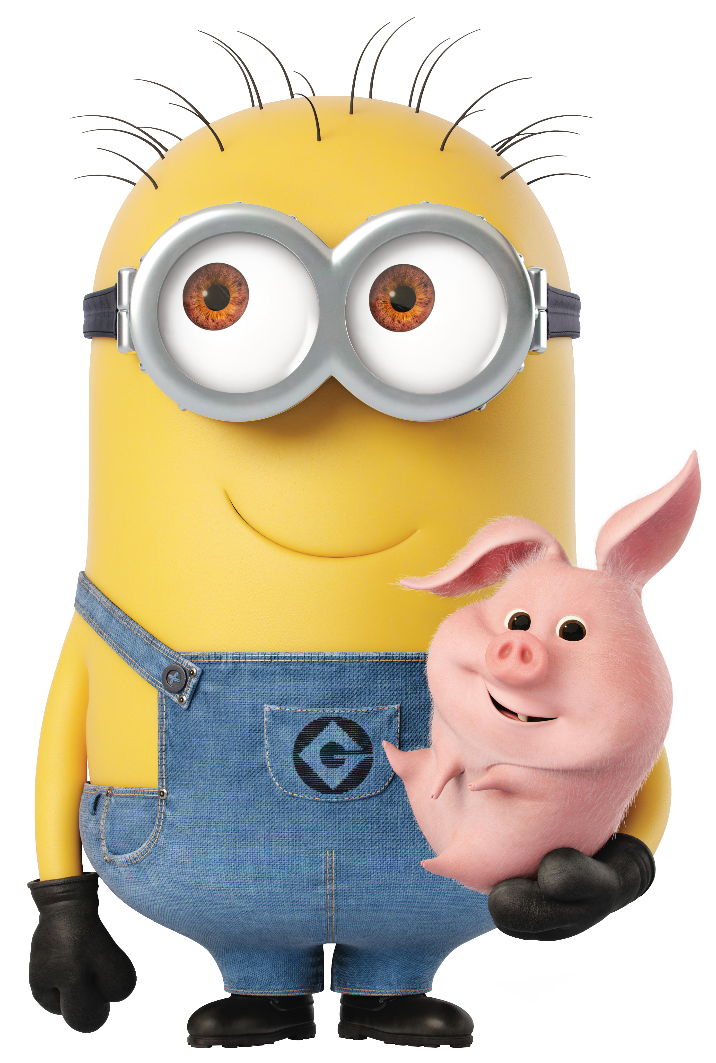 Minion with Piggy Transparent Cartoon PNG Image | Gallery ...