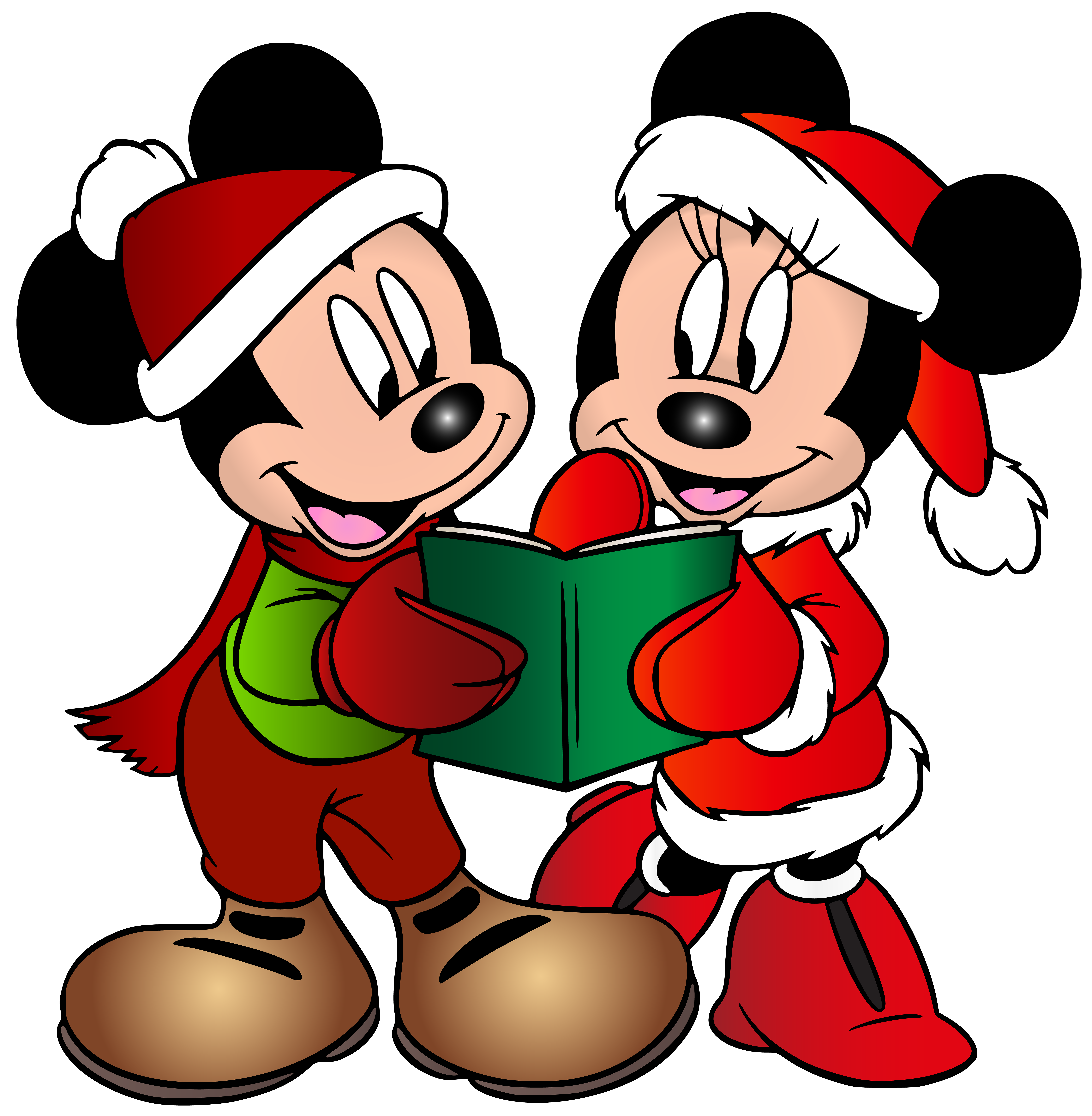 Minnie And Mickey Mouse Christmas Free Png Clip Art Image Gallery Yopriceville High Quality Images And Transparent Png Free Clipart
