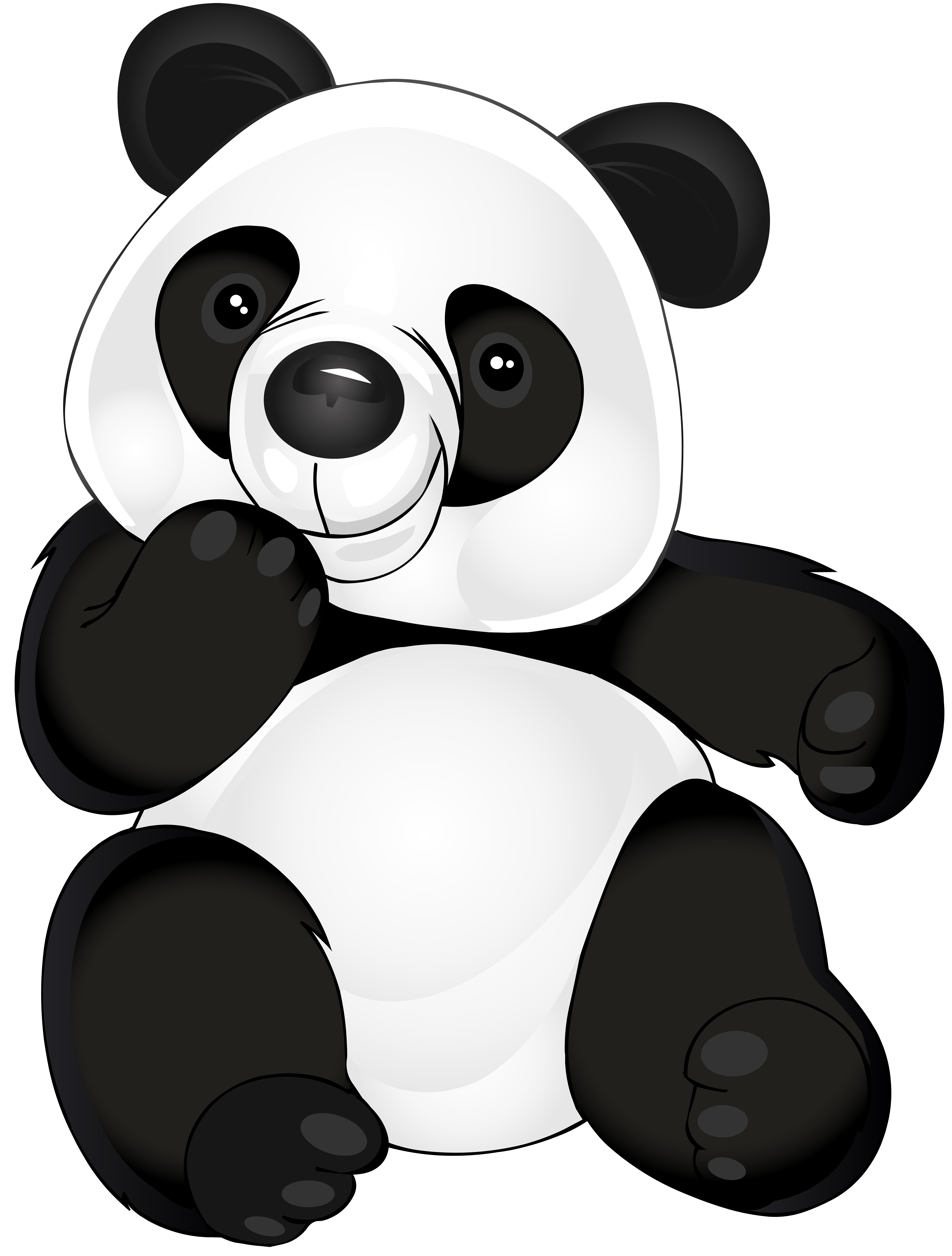 Panda PNG Clip Art Transparent Image | Gallery Yopriceville - High