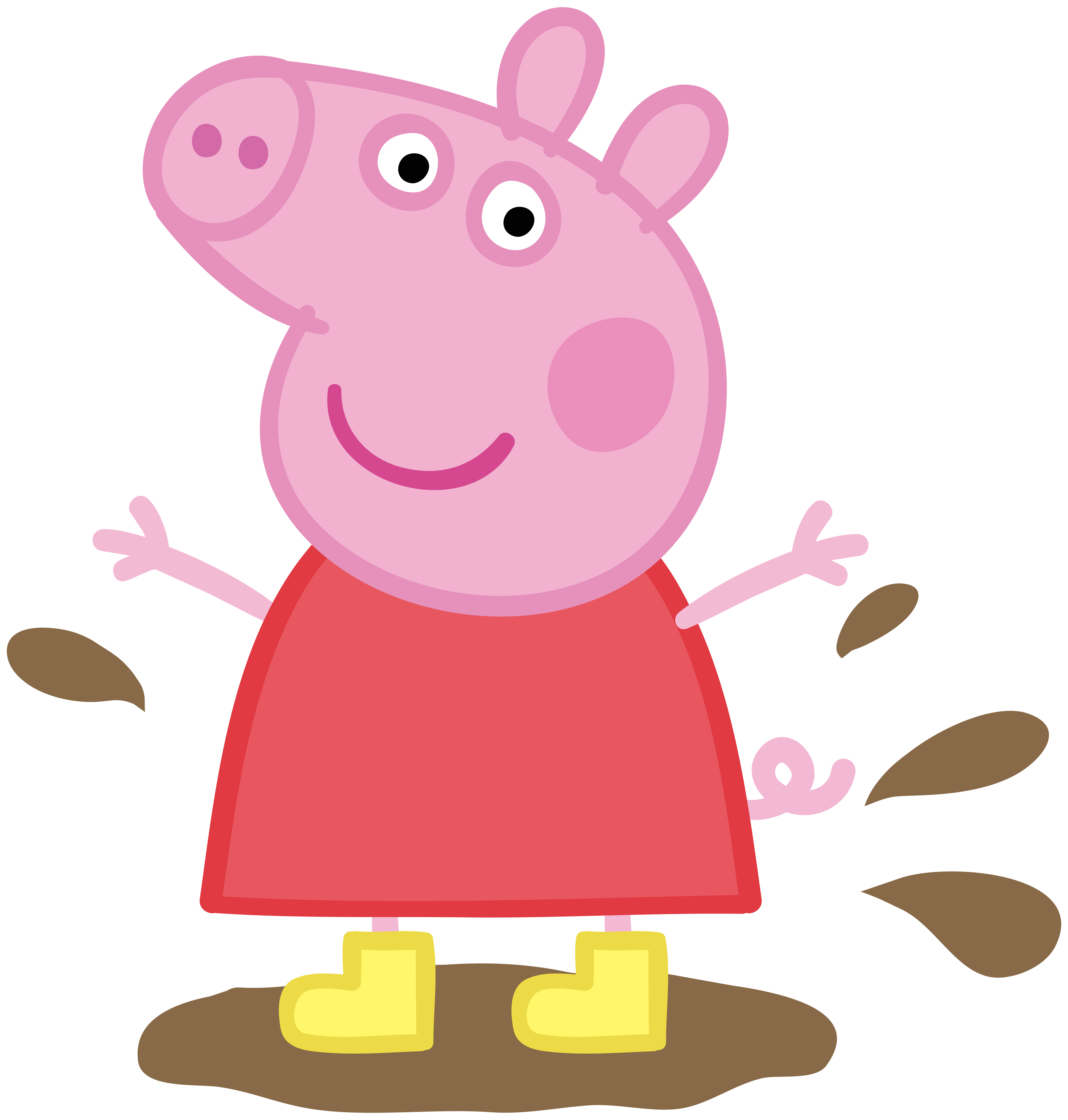 Pig In A Mud Puddle Clipart Free Download Transparent - vrogue.co
