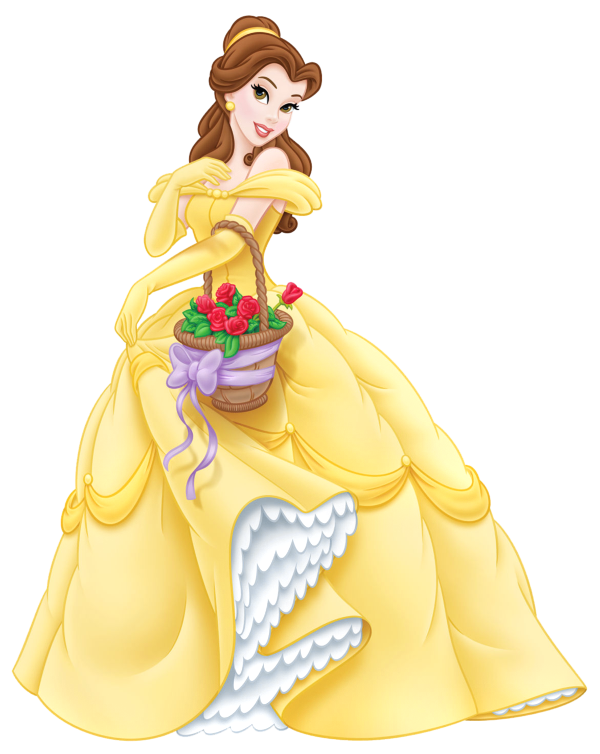 Transparent Princess Belle PNG Cartoon | Gallery Yopriceville - High ...