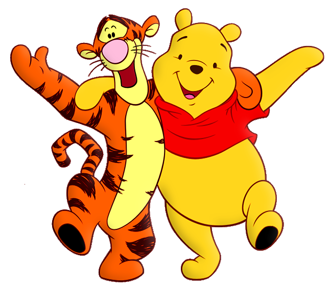 winnie the pooh and tiger cartoon png free clipart gallery