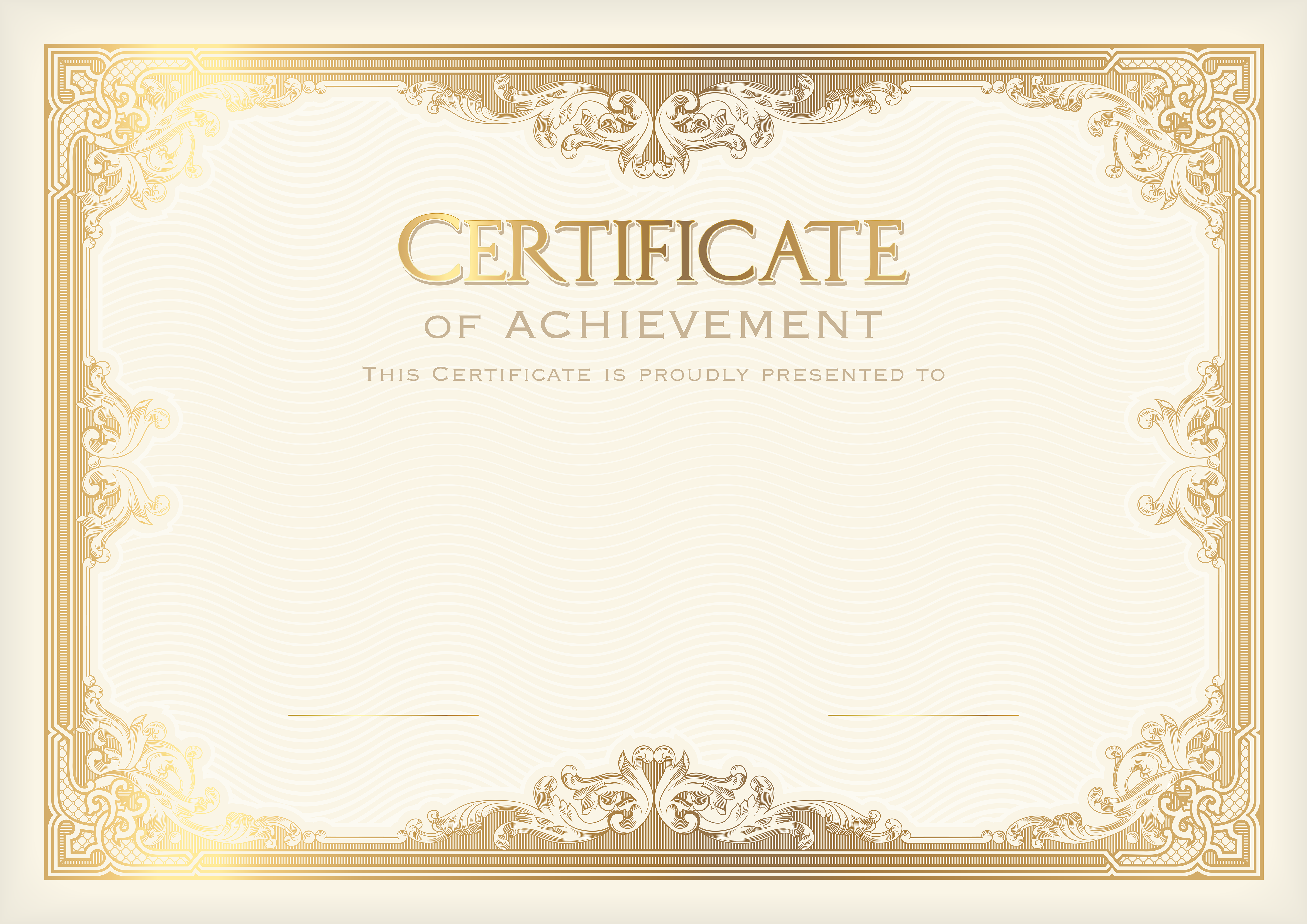 Certificate Template PNG Clip Art Image​  Gallery Yopriceville Inside Free Art Certificate Templates