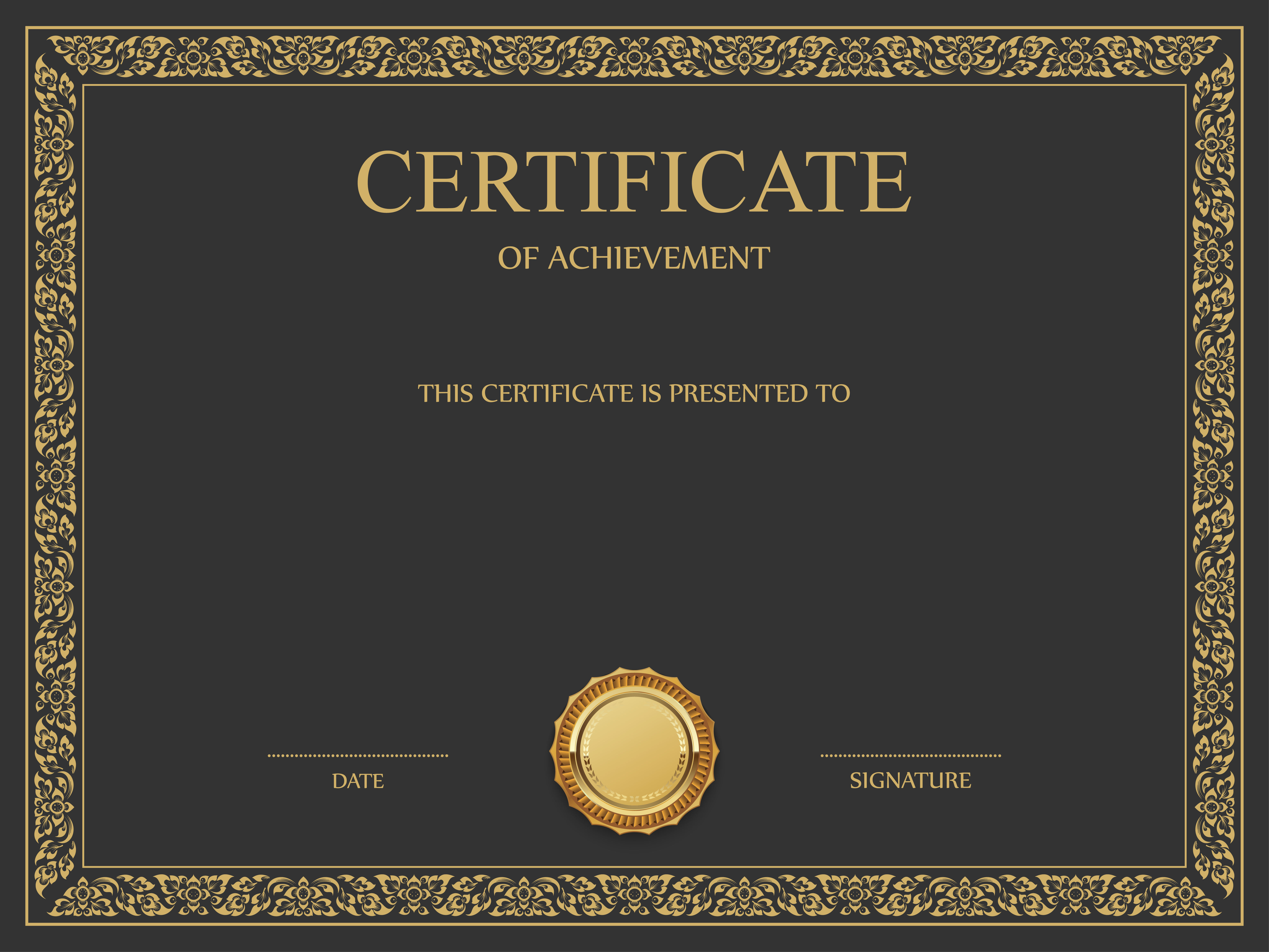 Certificate Template PNG Image​ | Gallery Yopriceville - High-Quality Free  Images and Transparent PNG Clipart