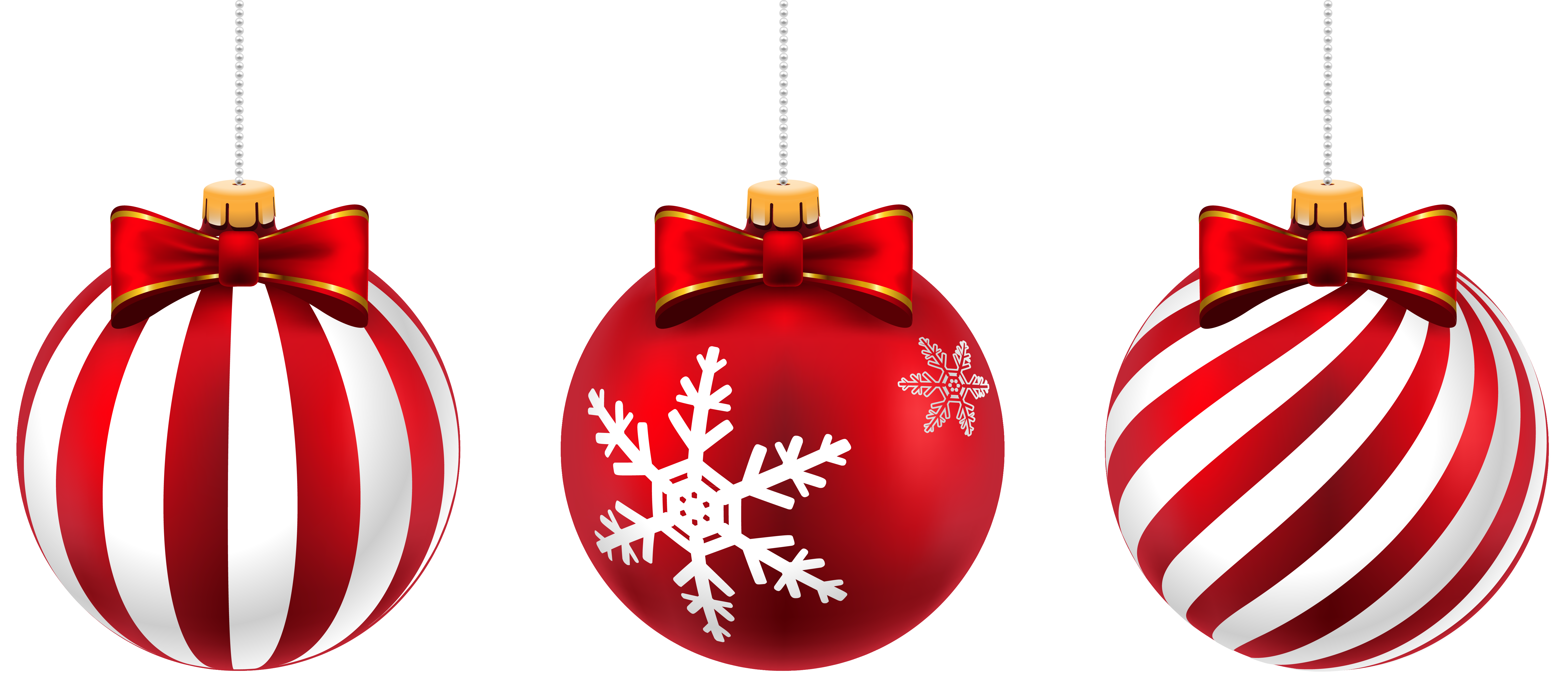 Beautiful Christmas Balls PNG Clip-Art Image | Gallery Yopriceville - High-Quality Images and ...