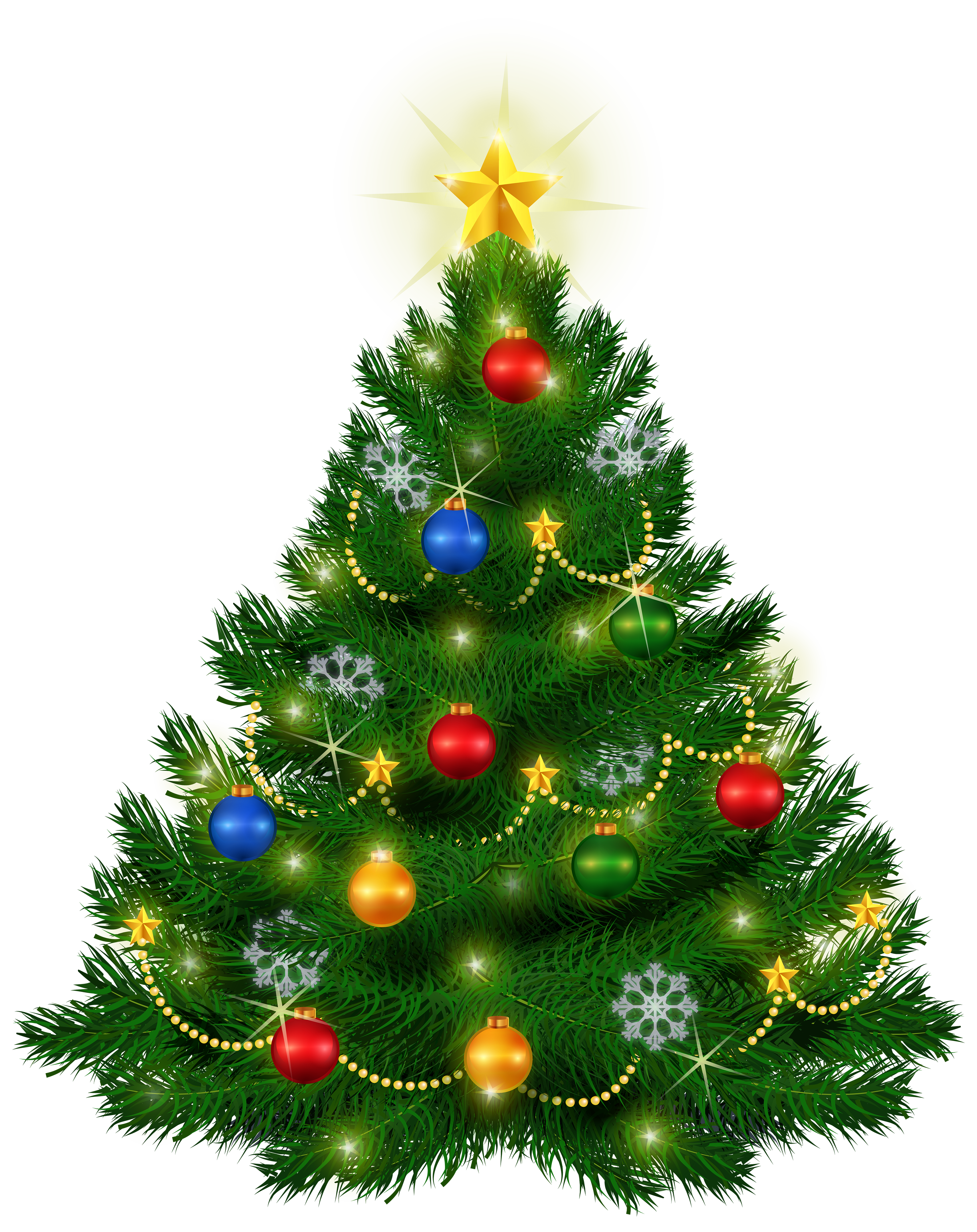Beautiful Christmas Tree PNG Clipart Image | Gallery ...