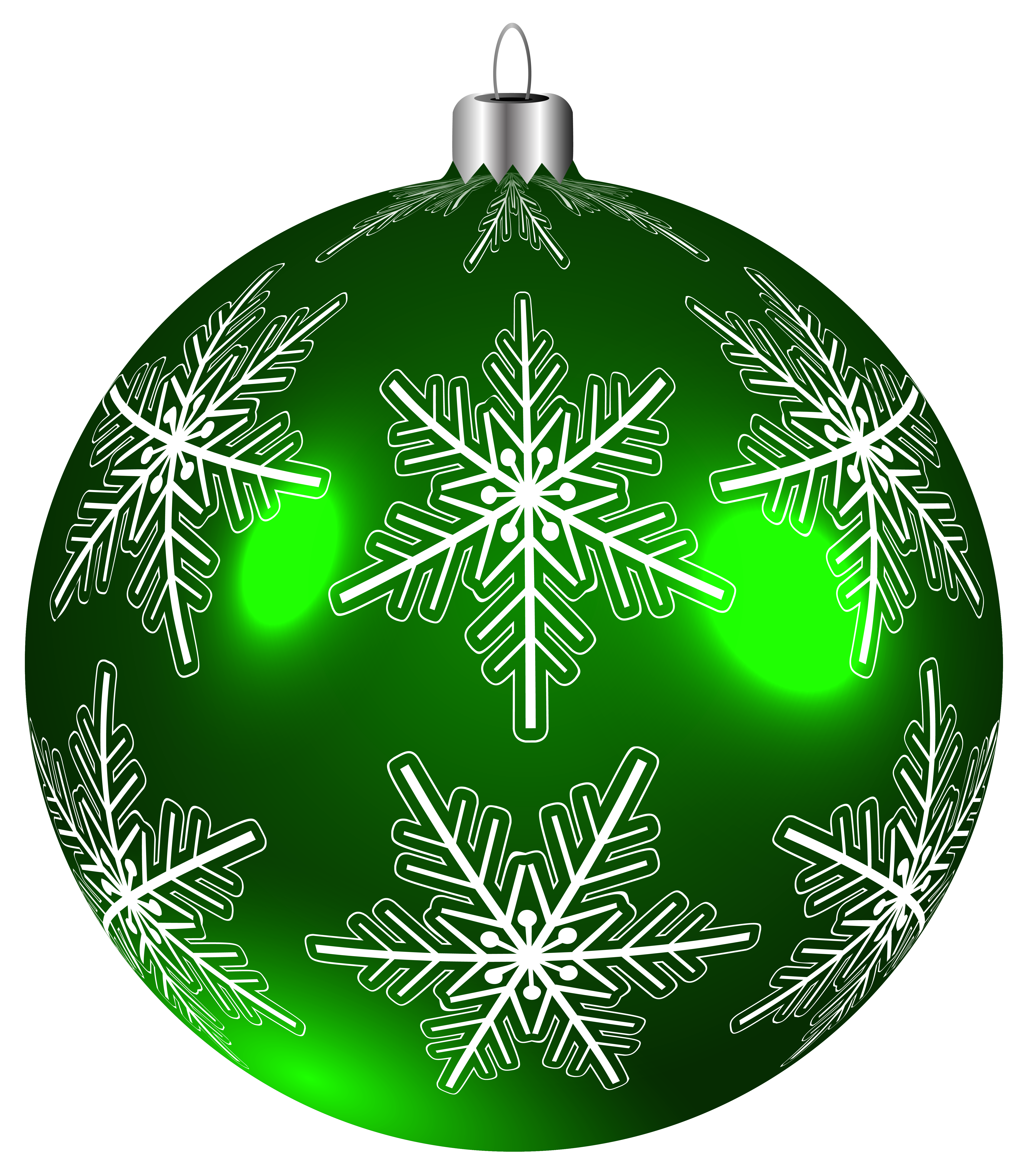 Beautiful Green Christmas Ball PNG Clip-Art Image | Gallery ...