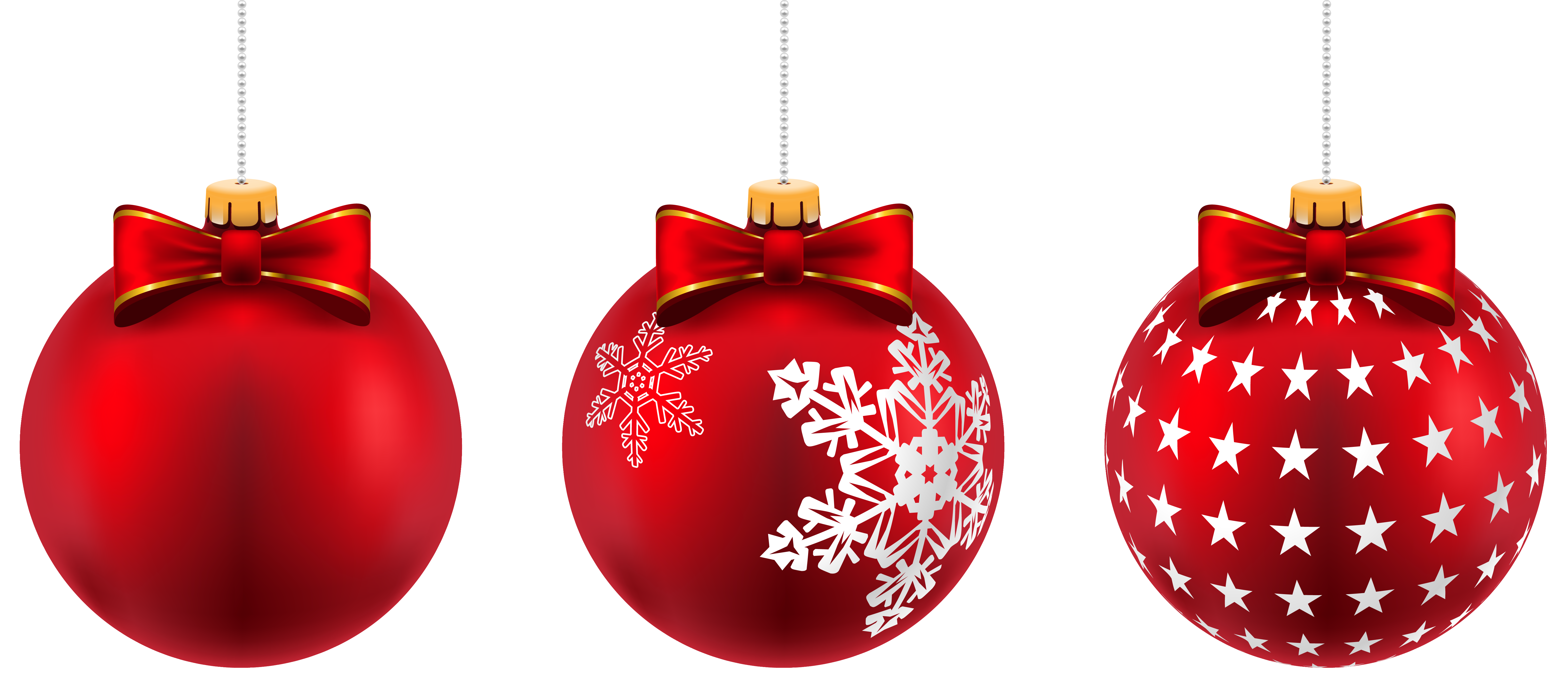 Red Christmas Balls PNG Clip-Art Image​ | Gallery Yopriceville - High-Quality Free and Transparent PNG Clipart
