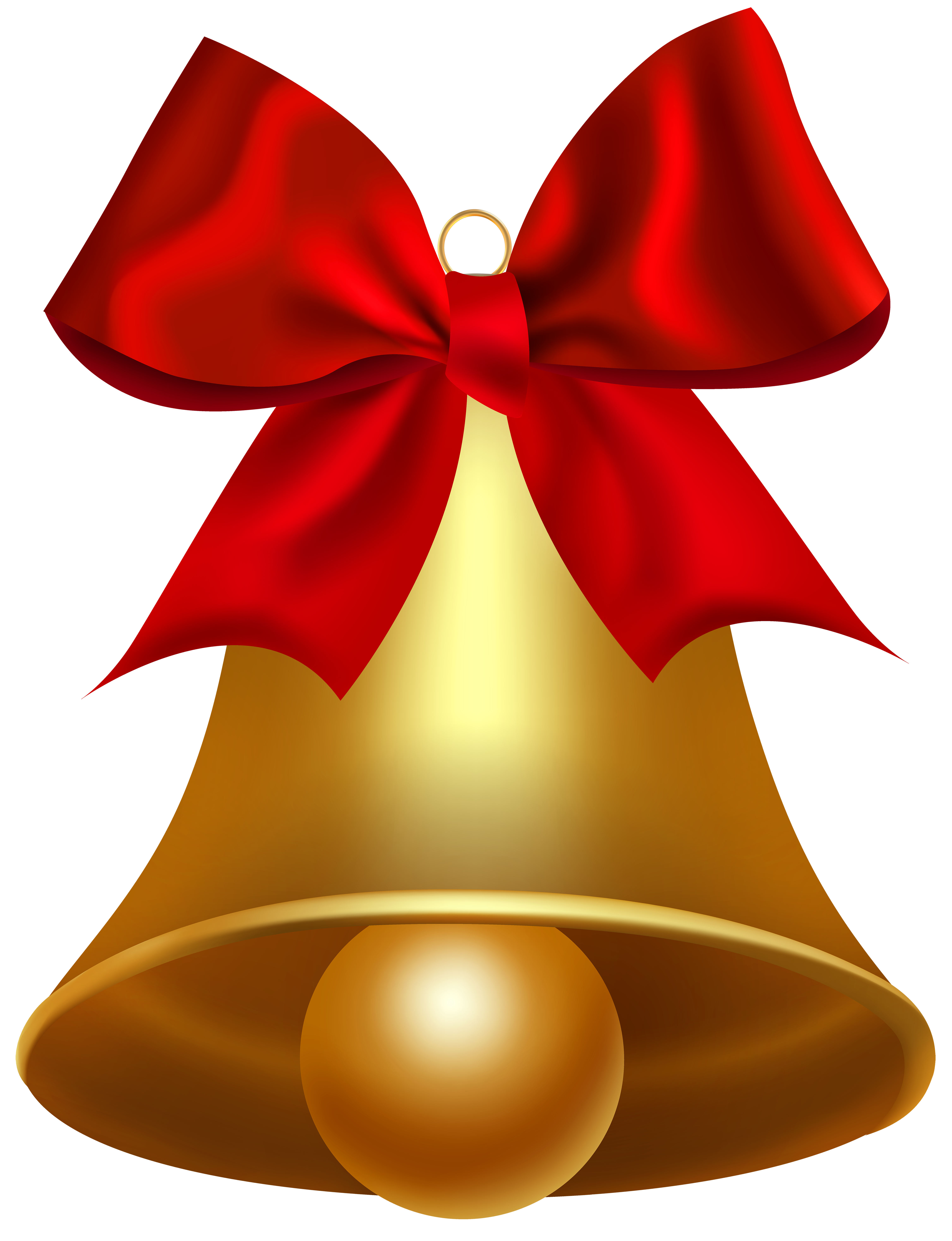 Gold Christmas Bell PNG Clipart​  Gallery Yopriceville - High-Quality Free  Images and Transparent PNG Clipart