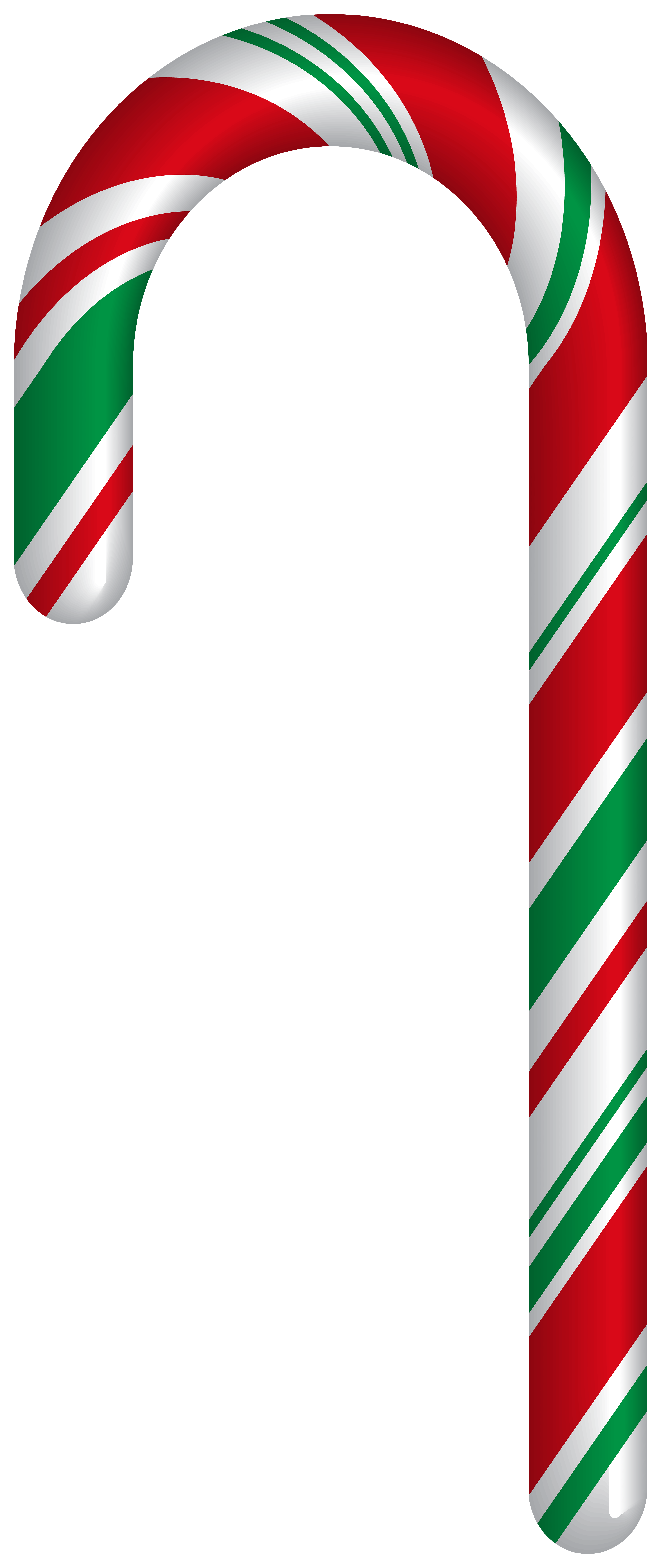 Candy Cane Red Green PNG Clipart | Gallery Yopriceville - High-Quality